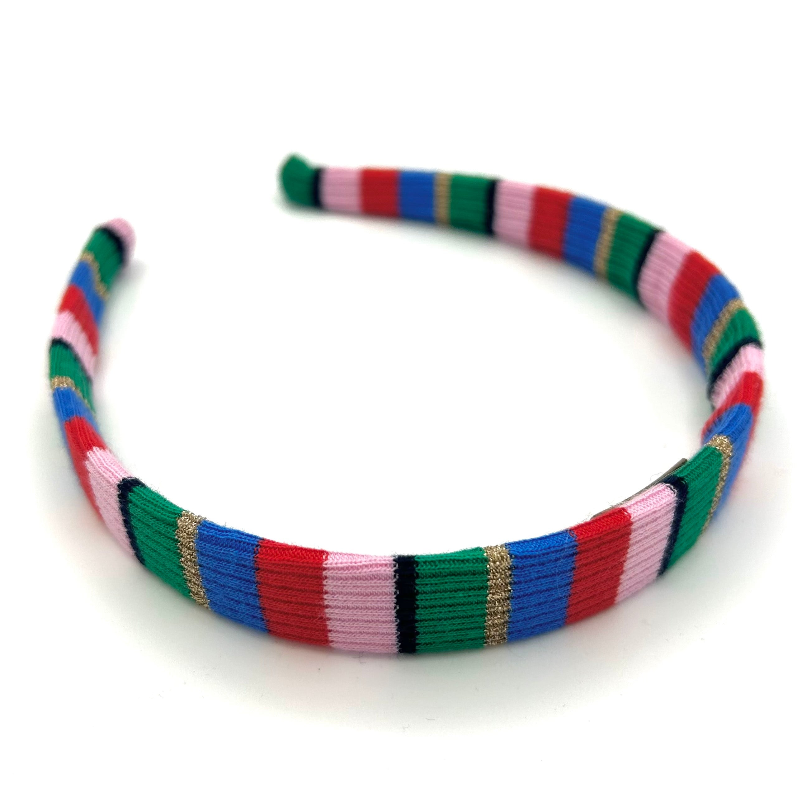 Anna - gestreift Bunt/Glitzer