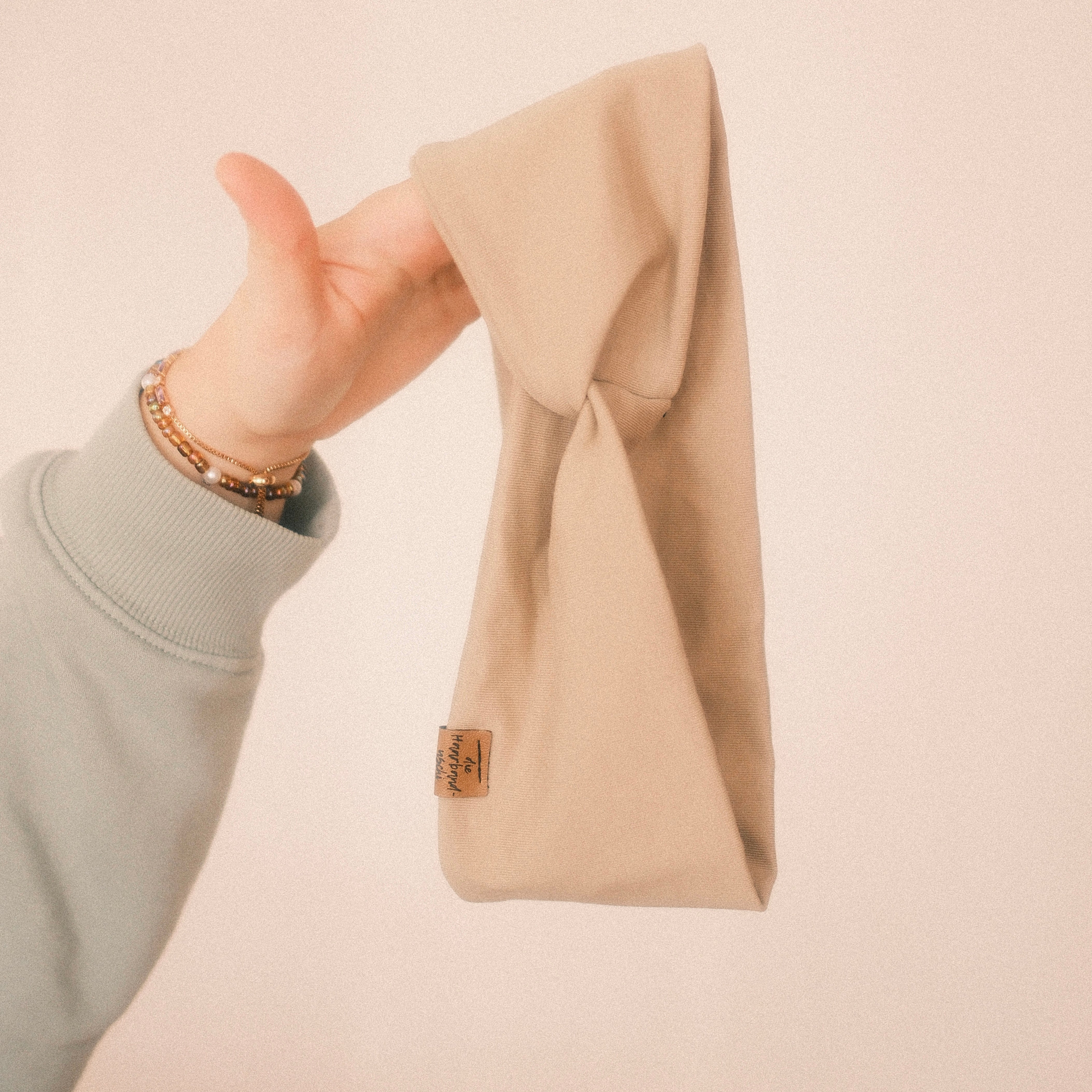 Basic Haarband - Beige