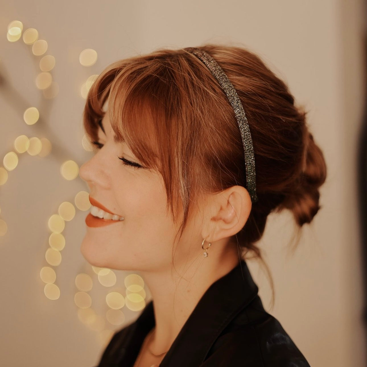 Lina - Glitzer Gold Reflex