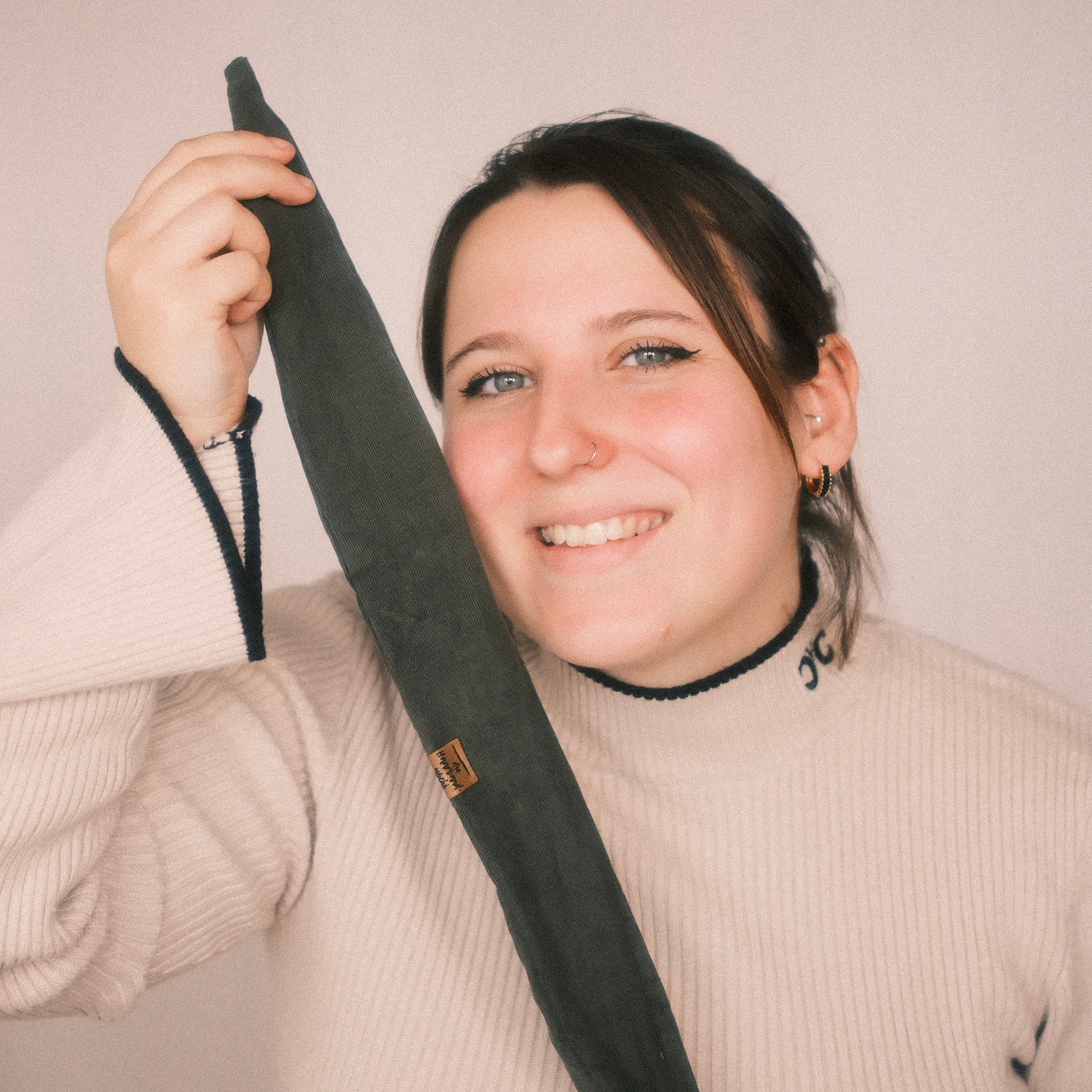 Drahthaarband - Feincord Khaki