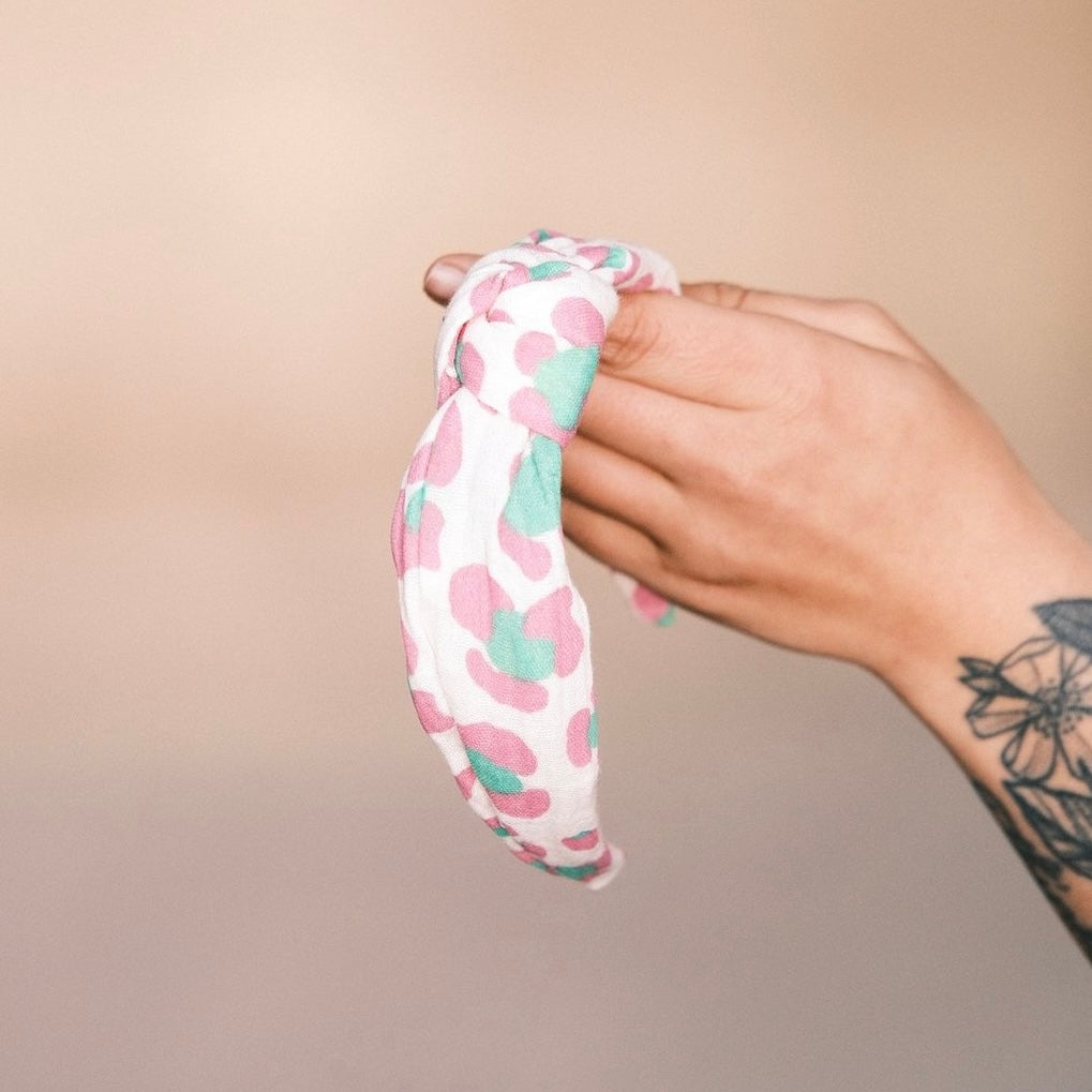 Lilly - weiß/rosa/grün