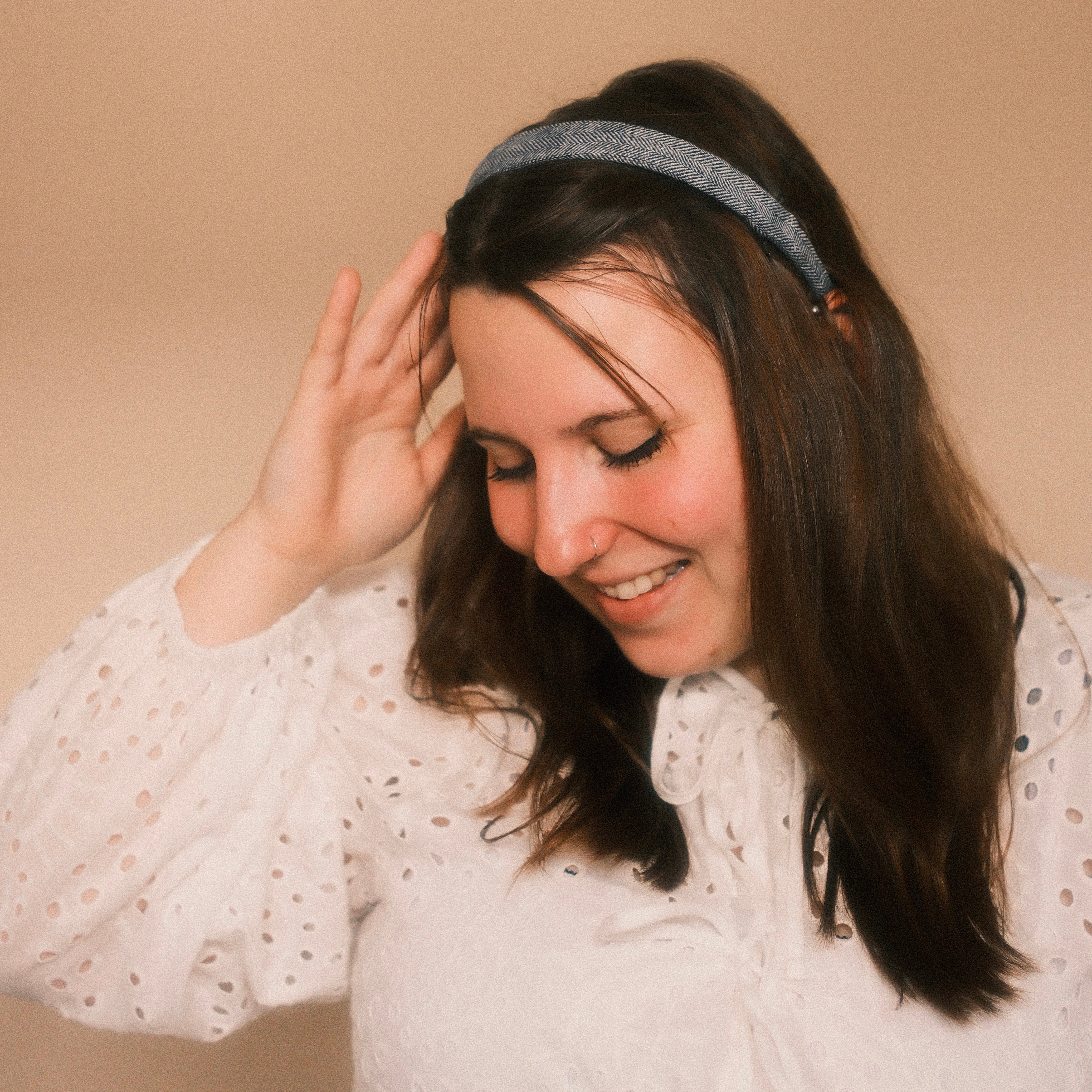 Anna - Fischgräten Blau