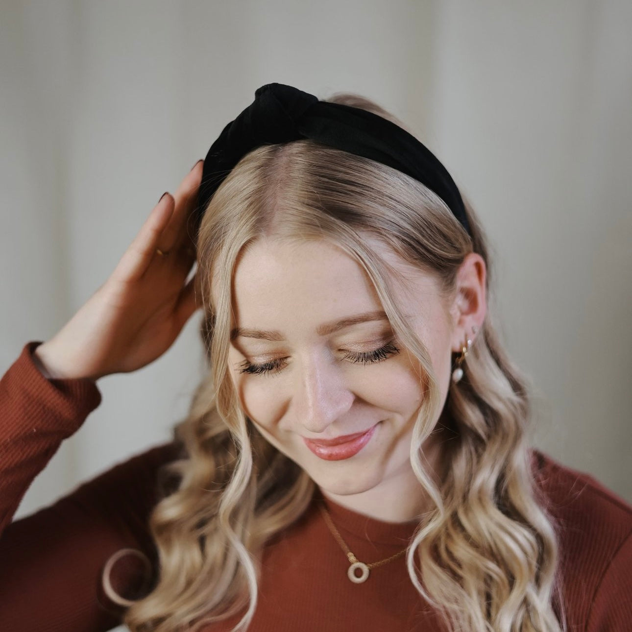 Elli - schwarz KNOTEN Haarreif