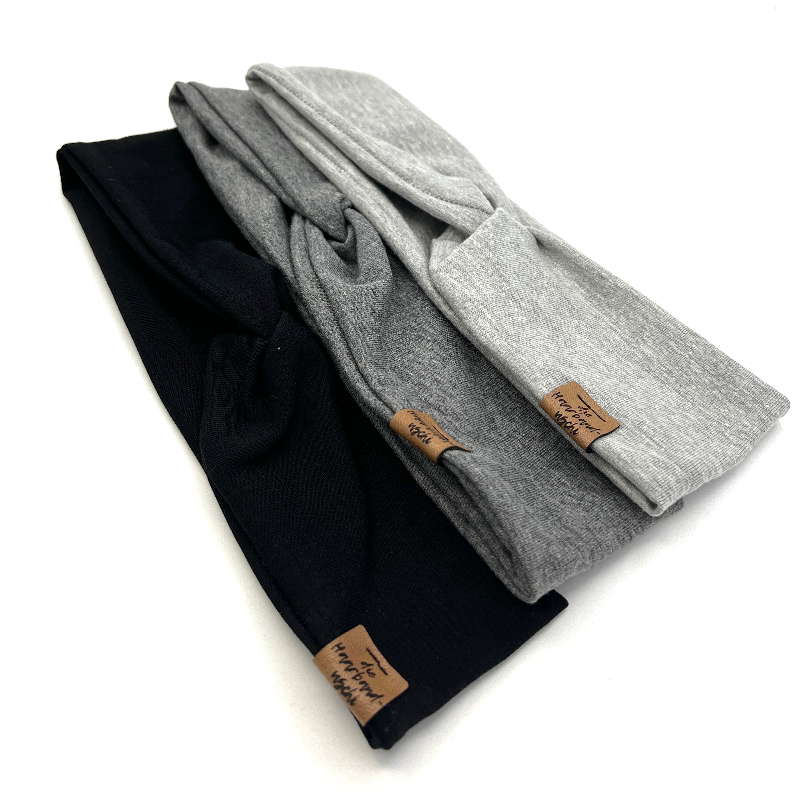 Basic Haarband - grau schmal