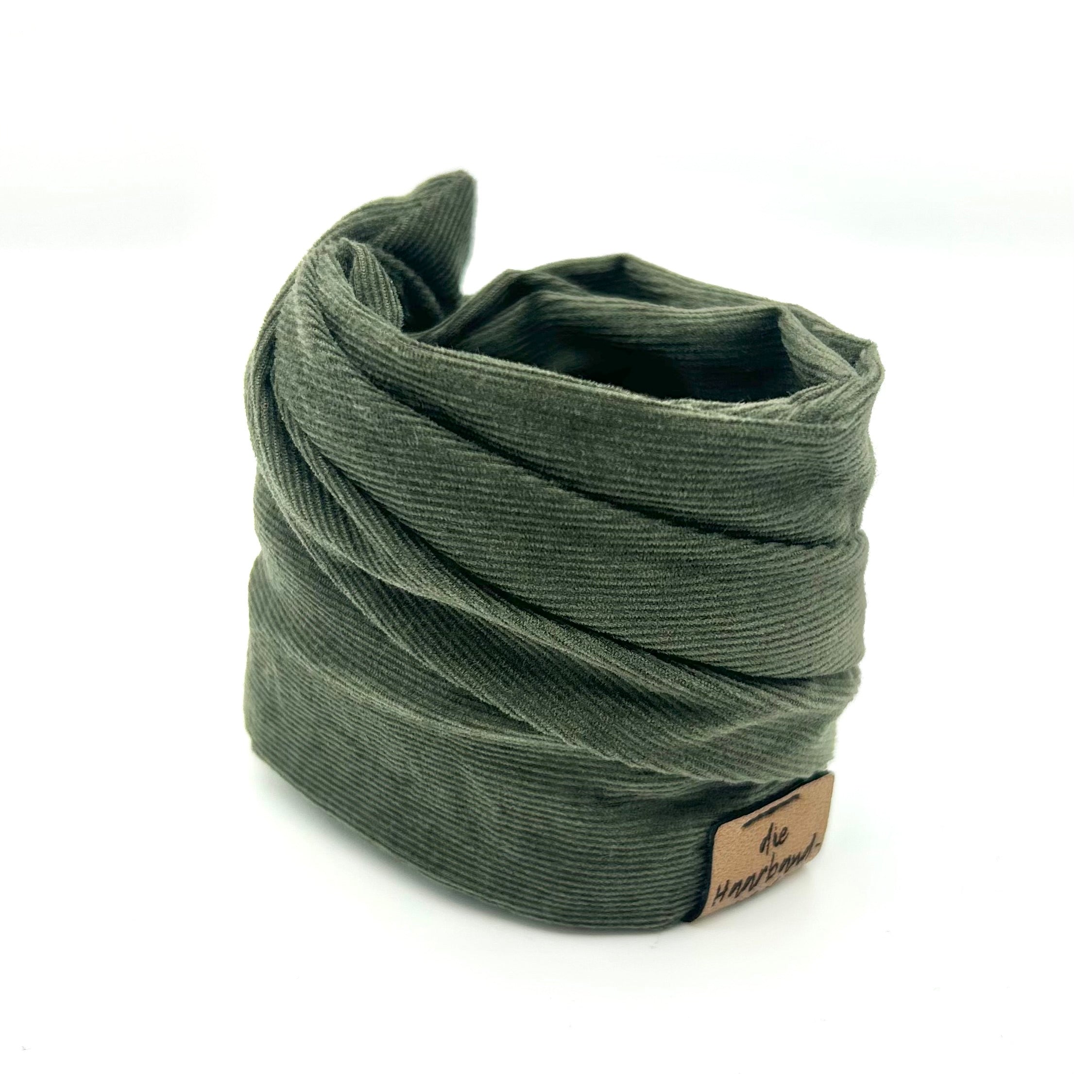 Drahthaarband - Feincord Khaki