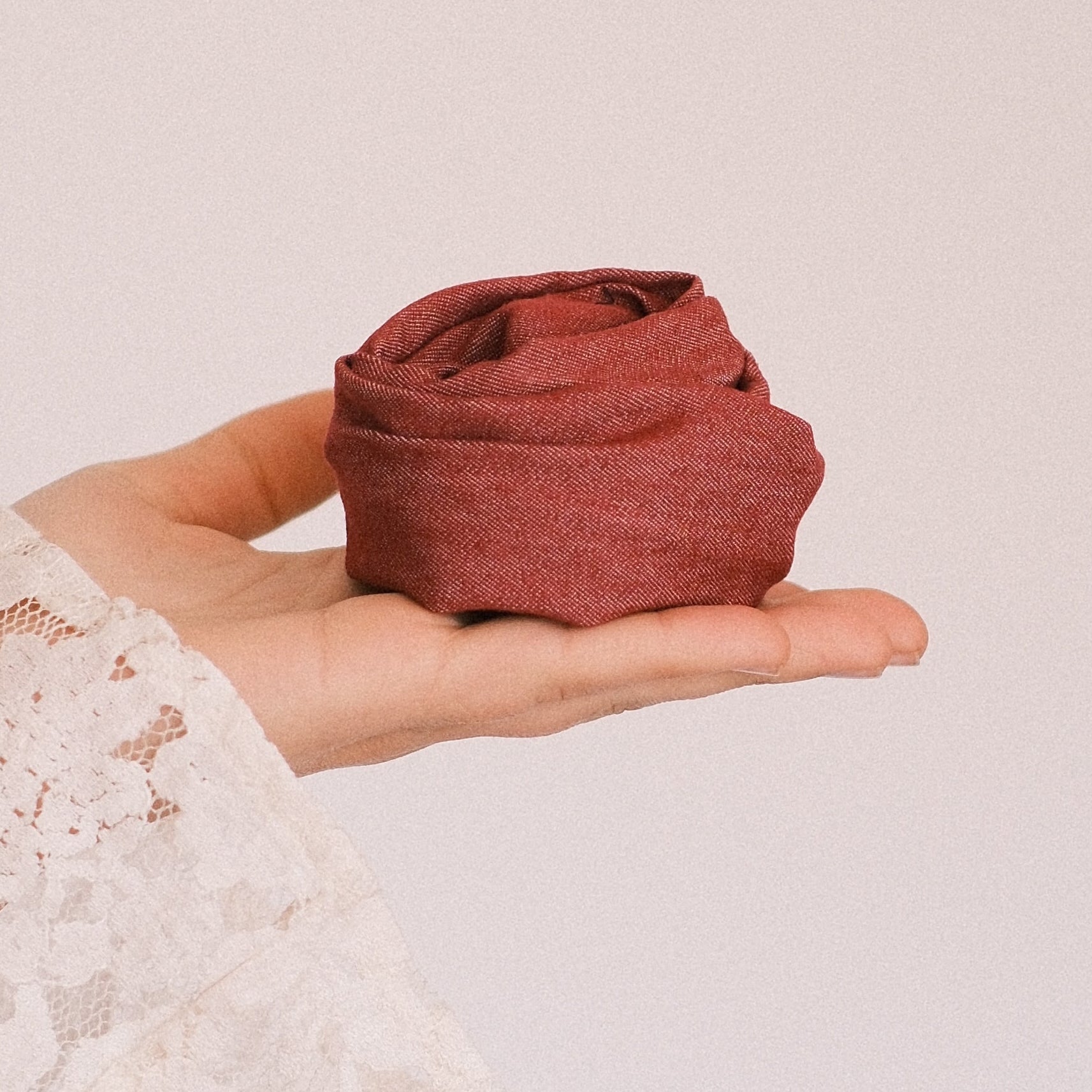 Drahthaarband - schmal Jeans Raspberry
