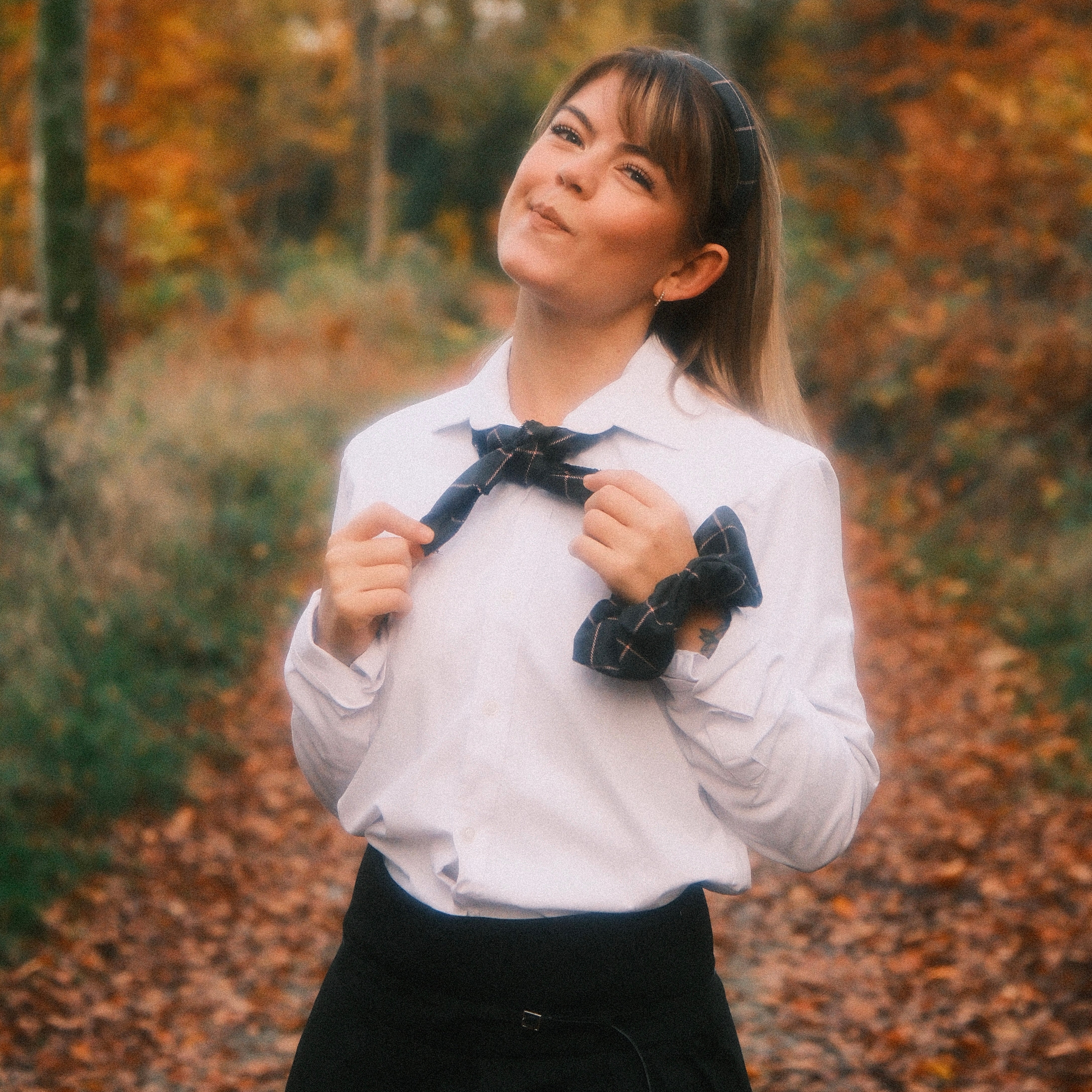 Big Scrunchie - XOXO Blau/Rosa