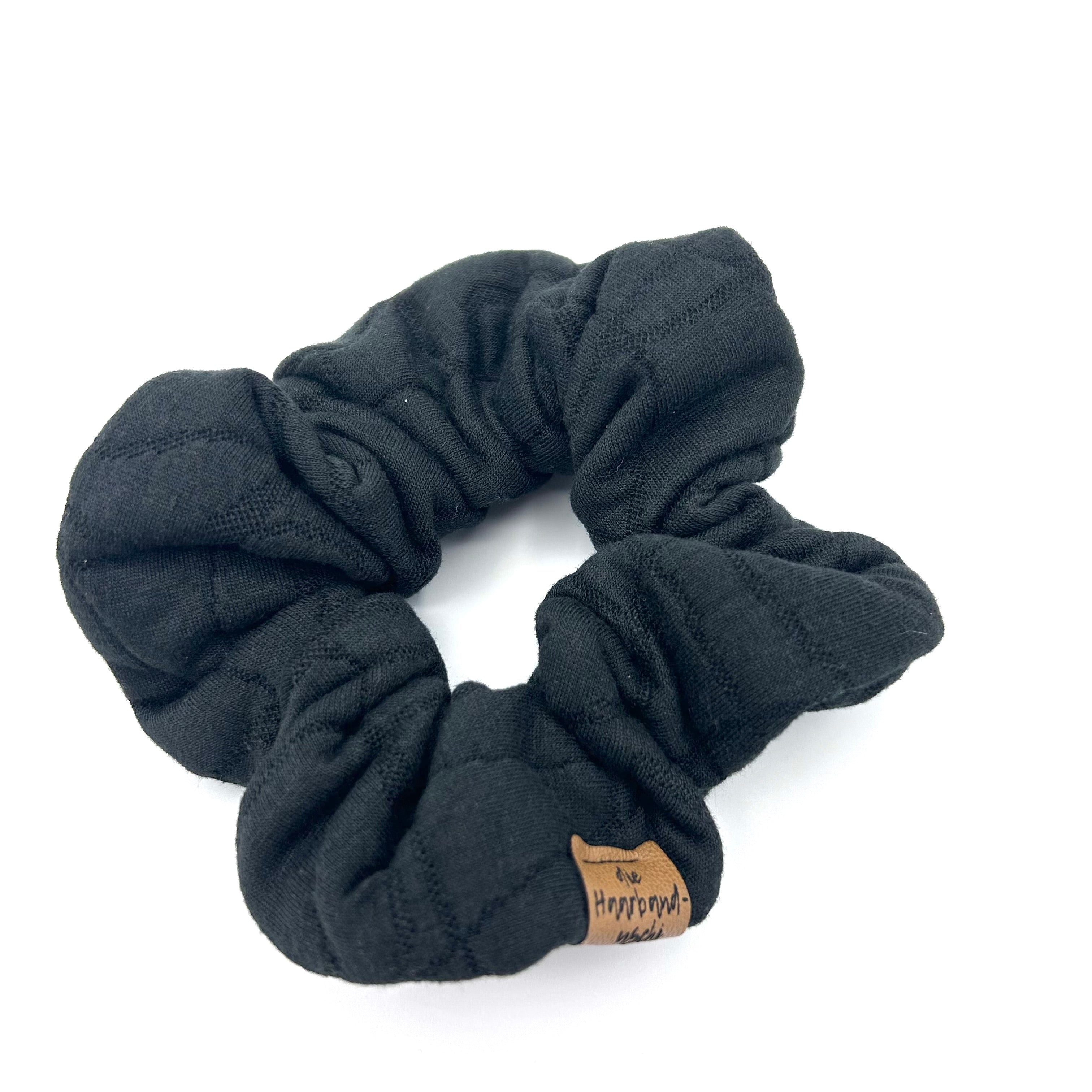 Scrunchie - Muster Schwarz