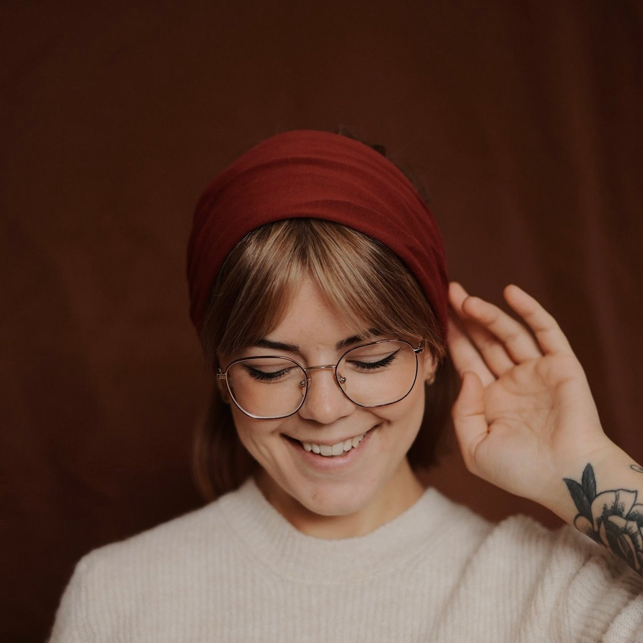 Drahthaarband breit - Wine