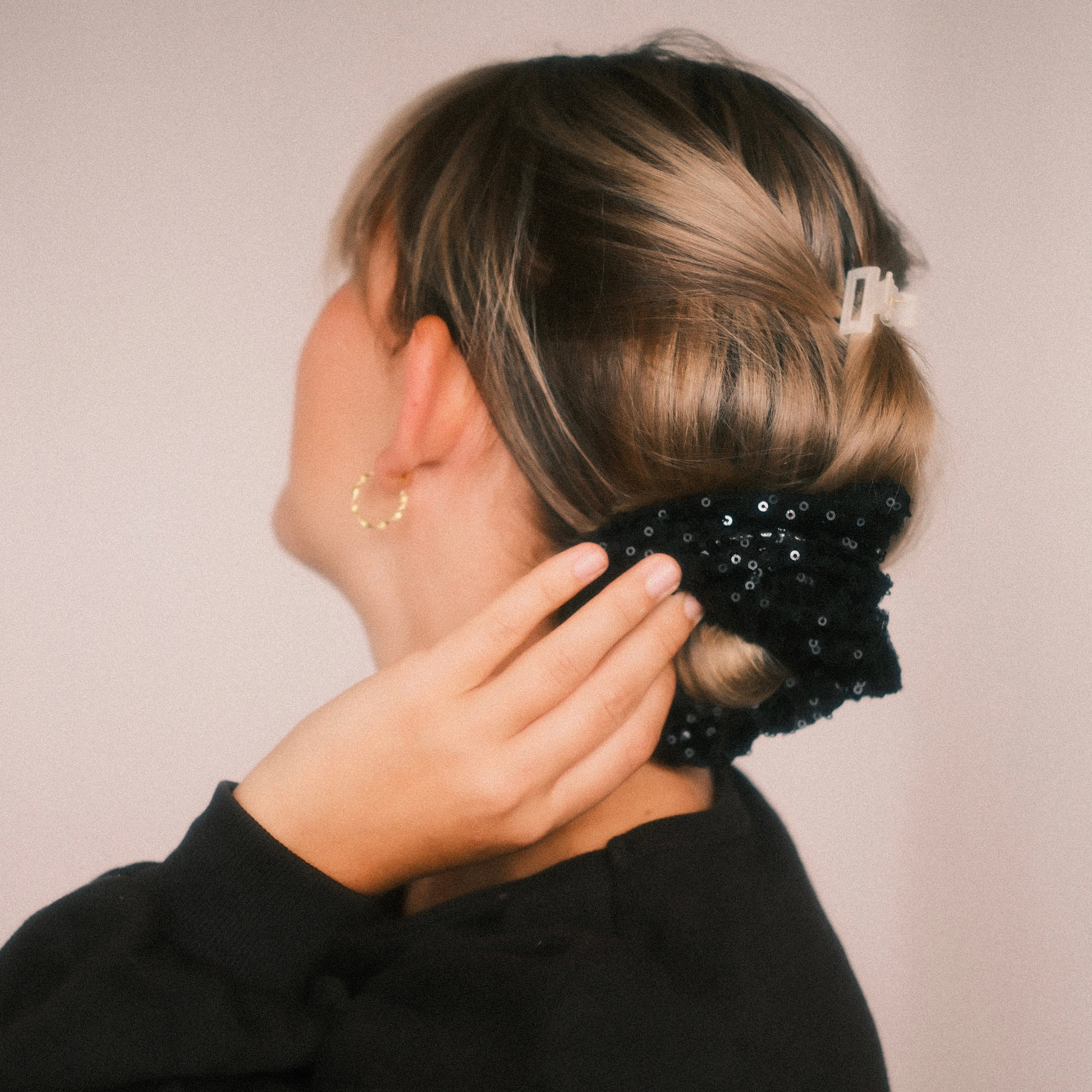 Dutti - Pailletten Black