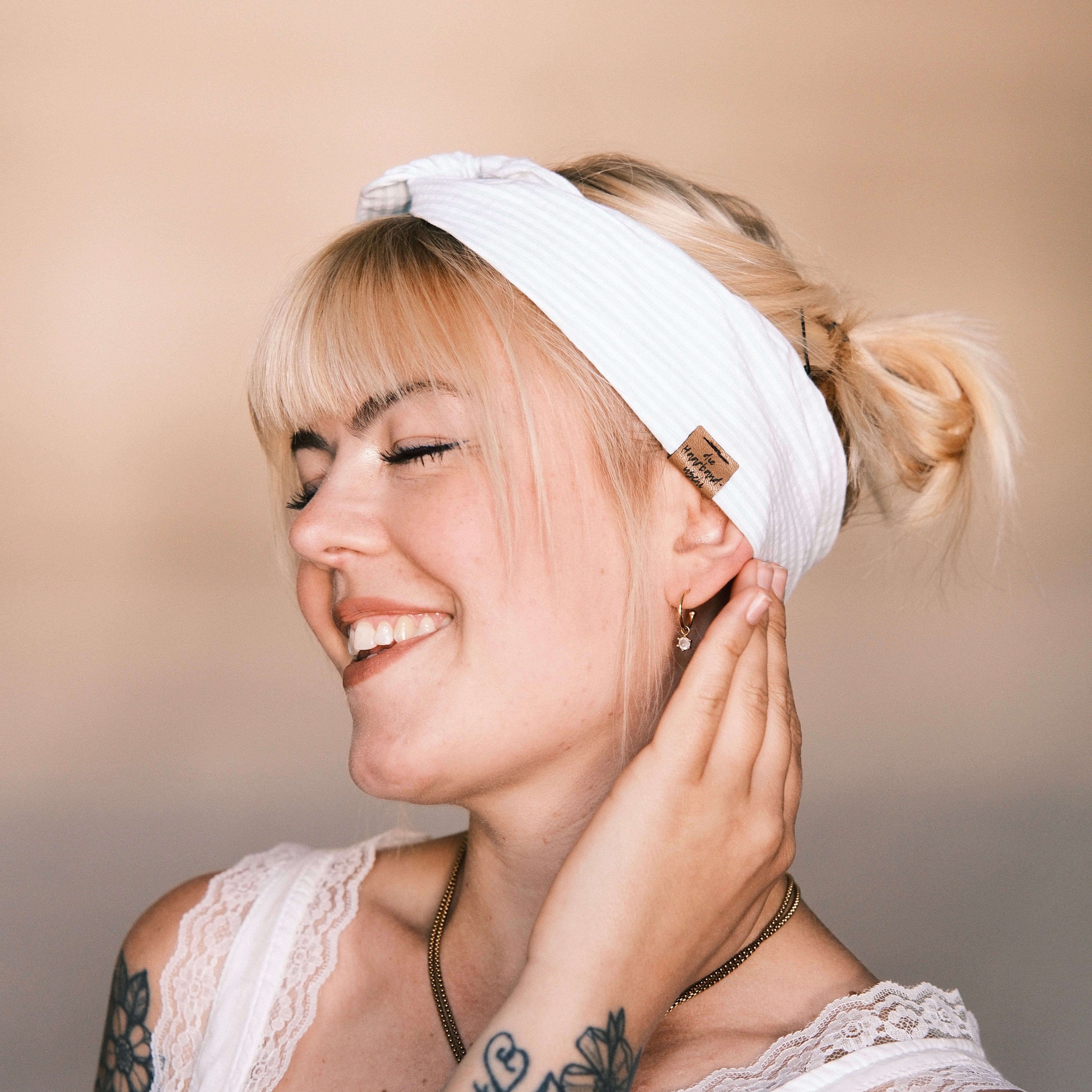 Drahthaarband gestreift Grün