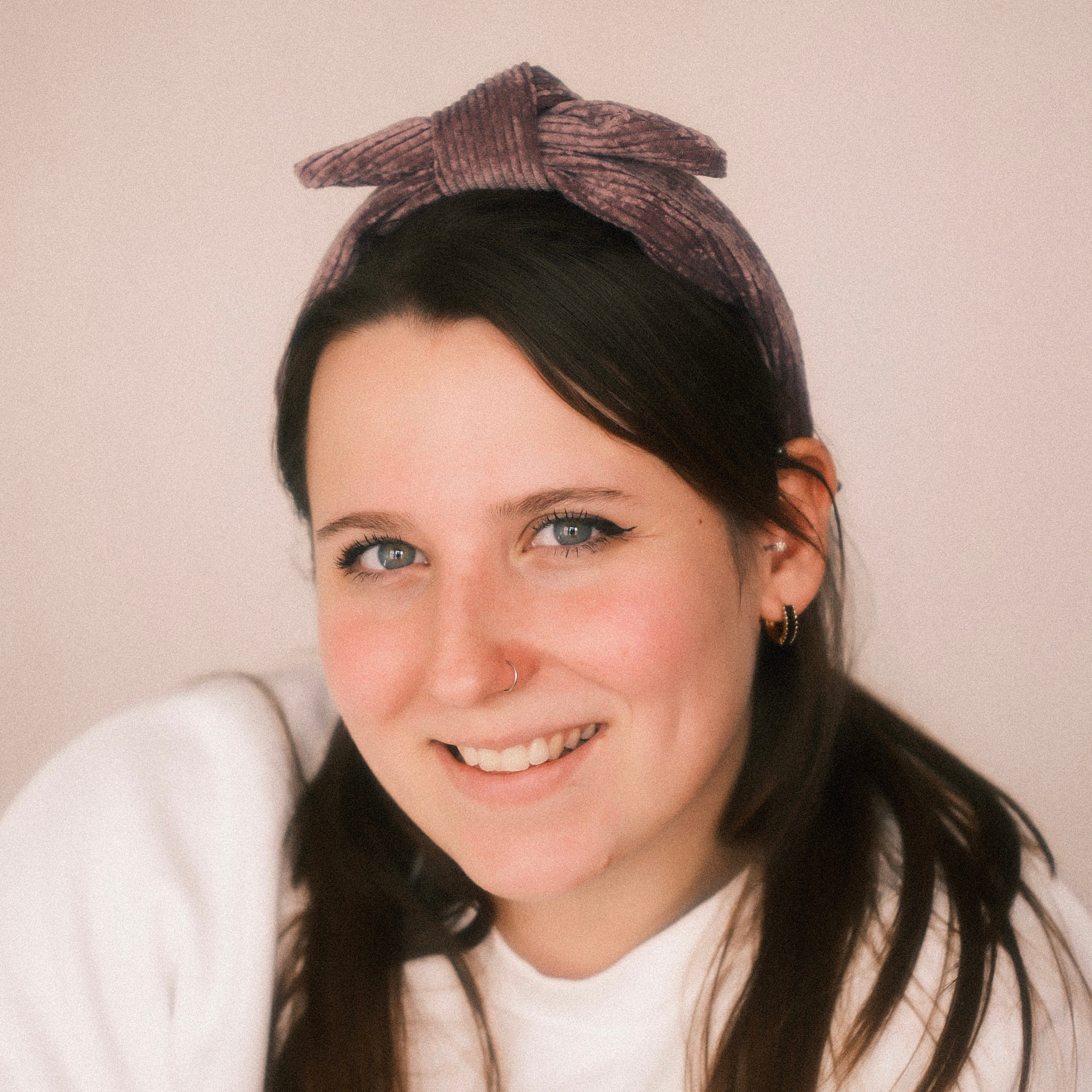 Heidi 4 in 1 Mauve Haarreif Schleife