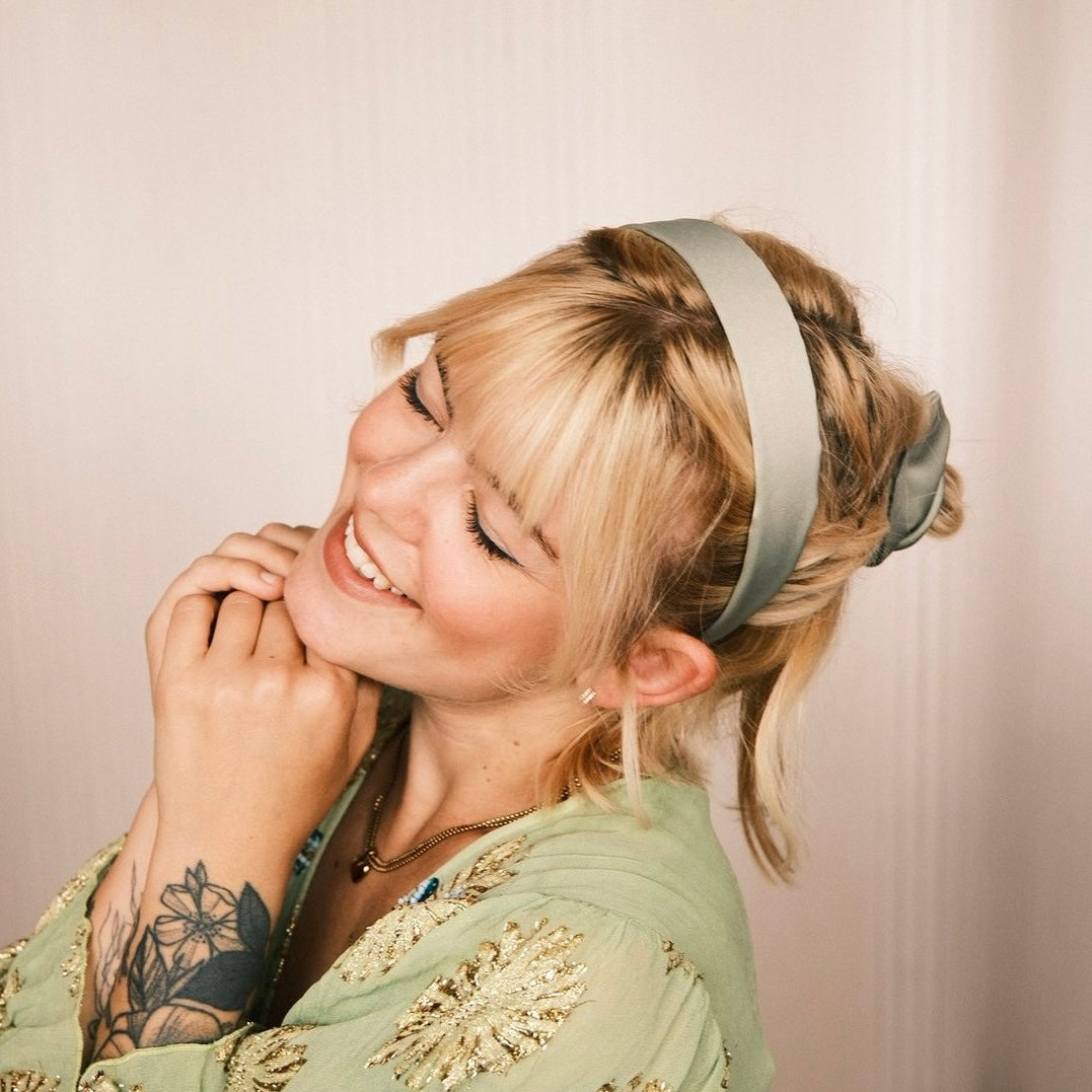 Anne Satin light Matcha