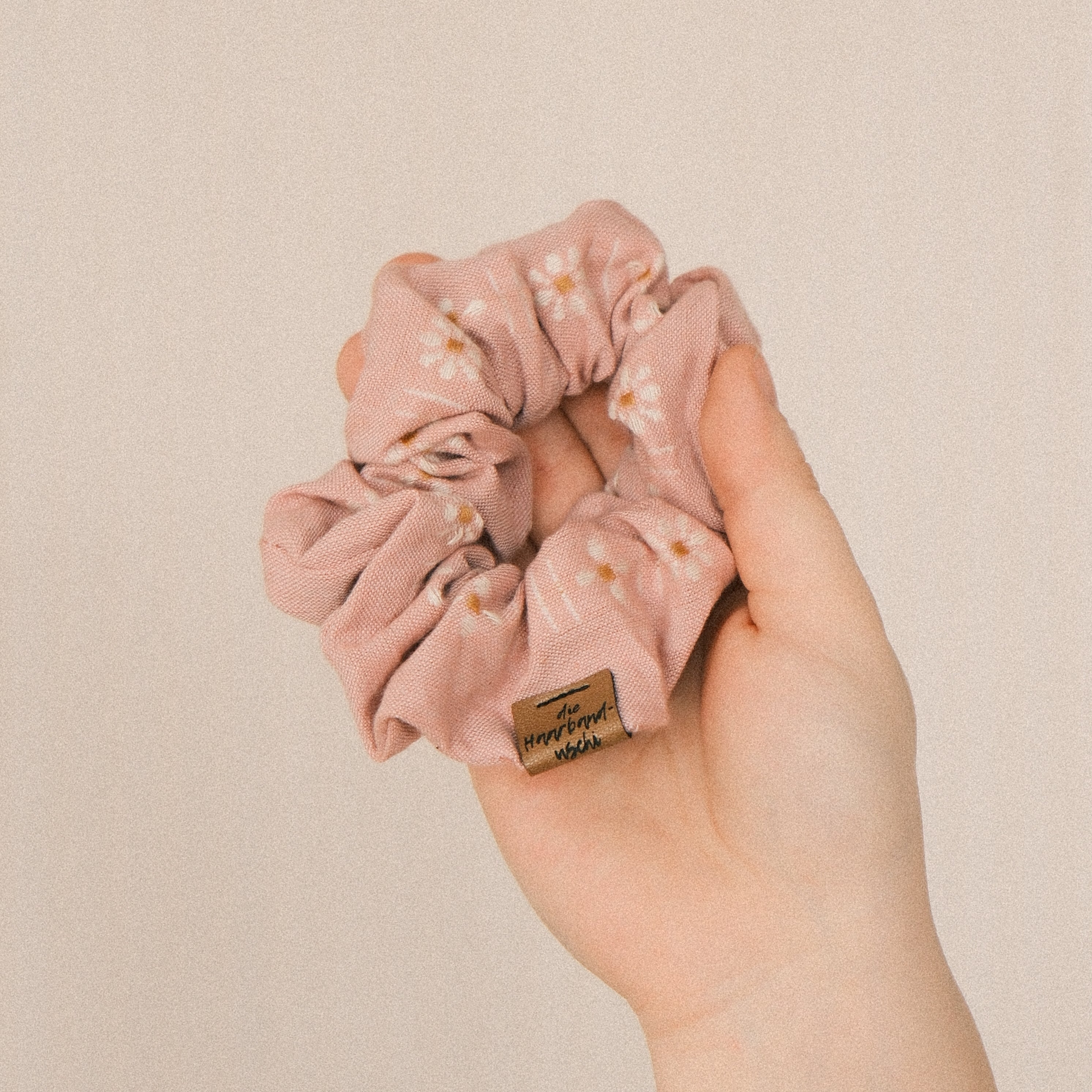 Scrunchie - Blümchen Rosa