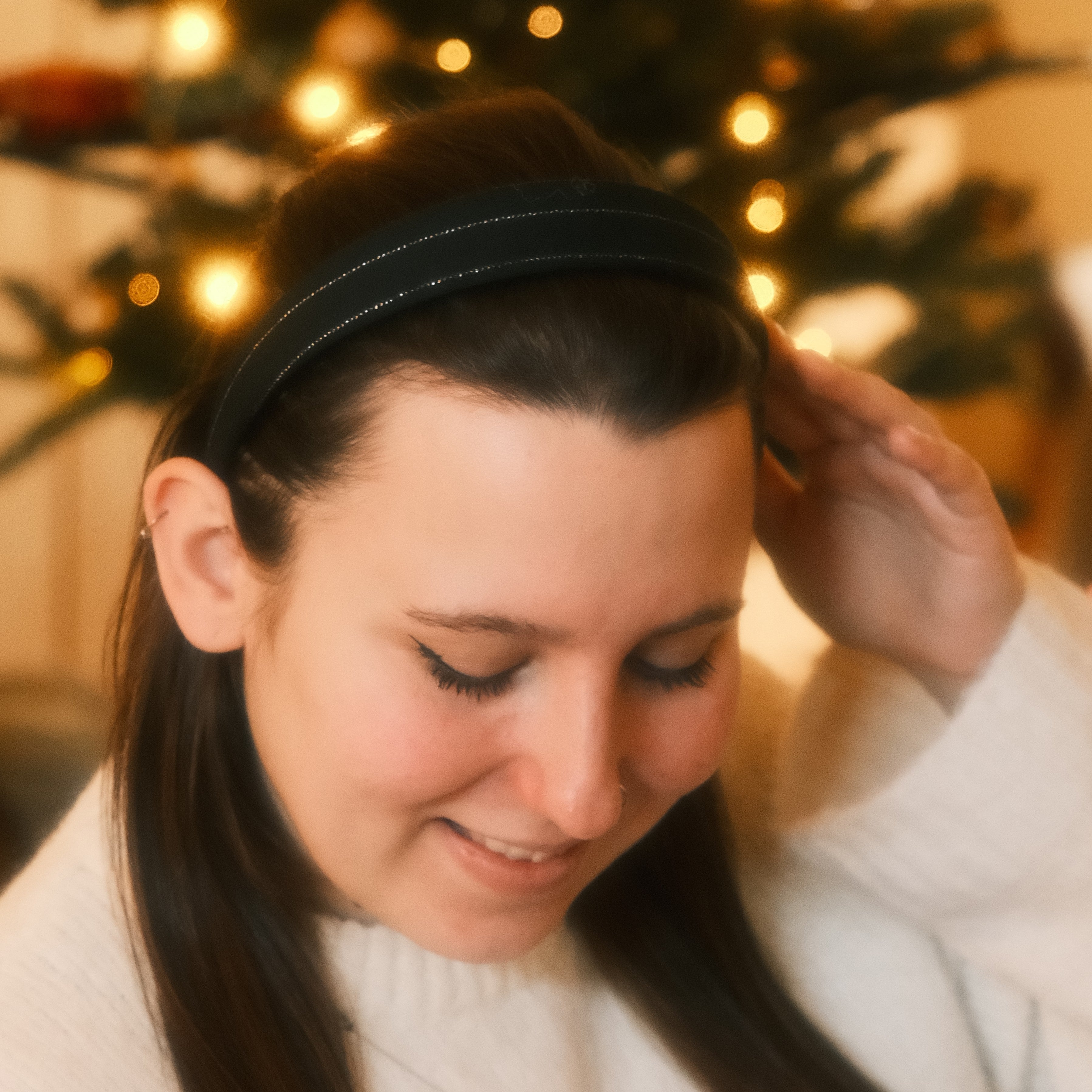 Anne - Streifen Silber