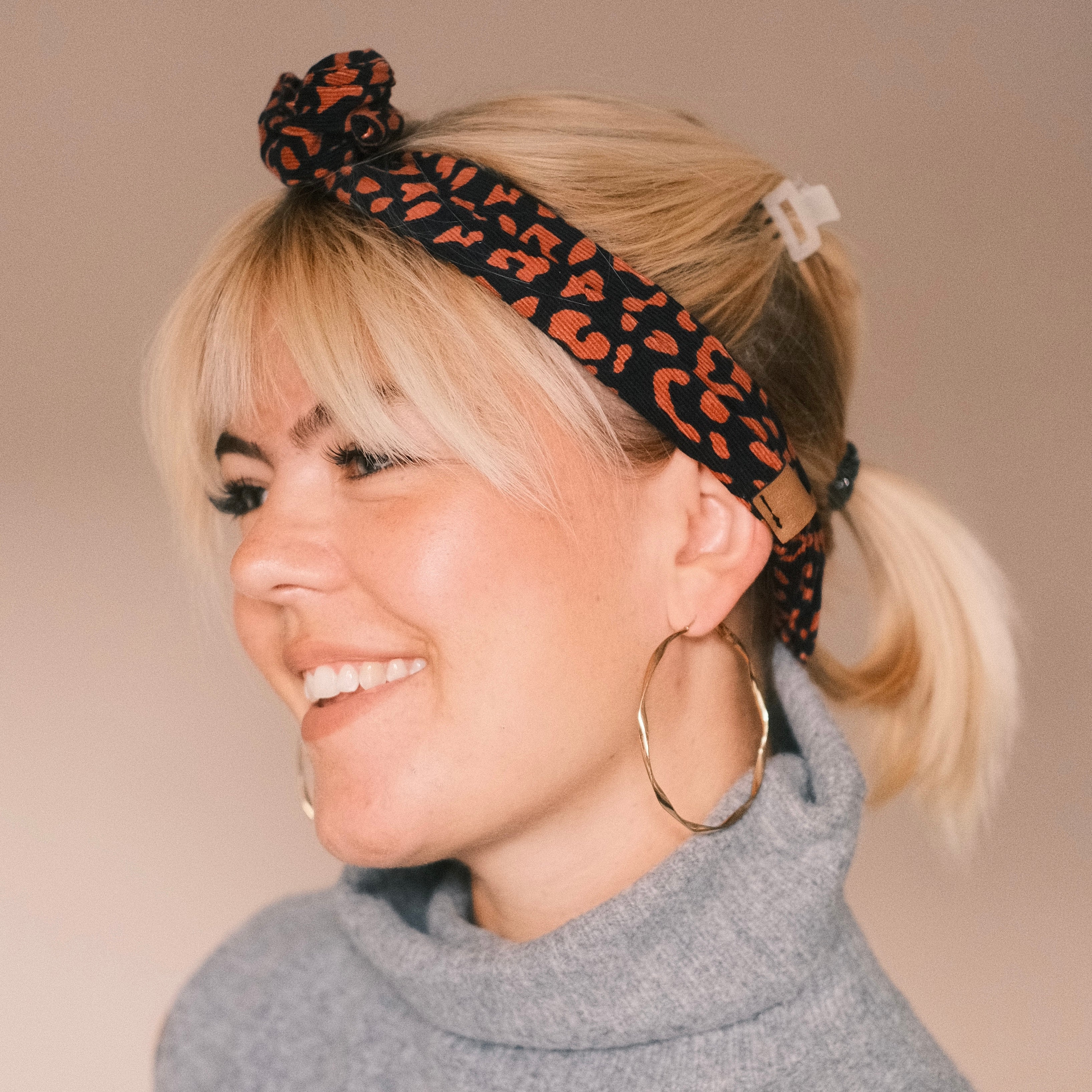 Drahthaarband - Cord Leo/Dunkelblau