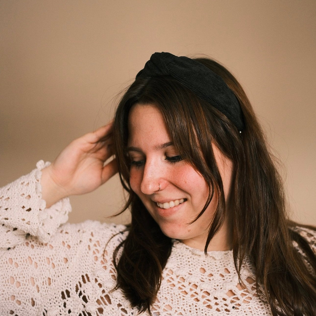 Milla - schwarz KNOTEN Haarreif