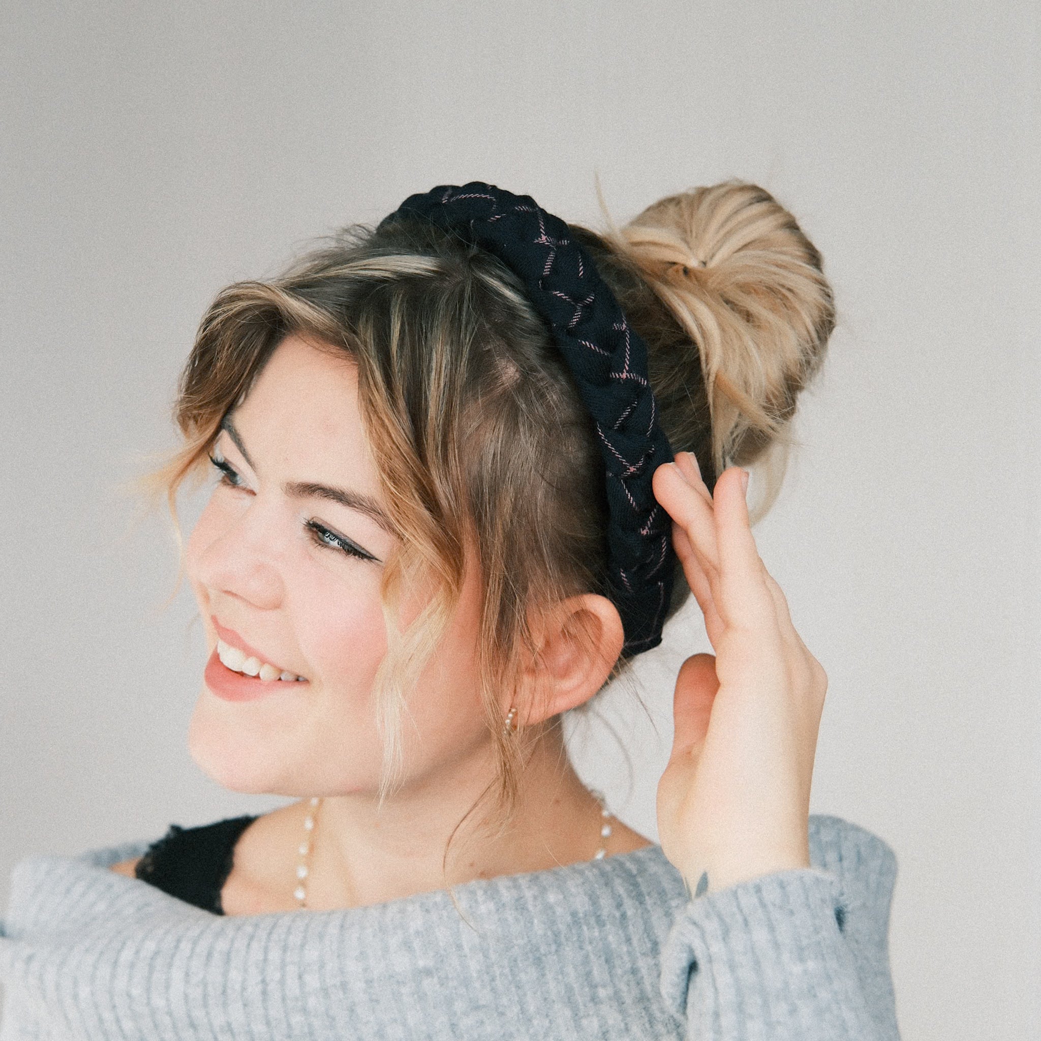 Luise - XOXO Dunkelblau/Rosa