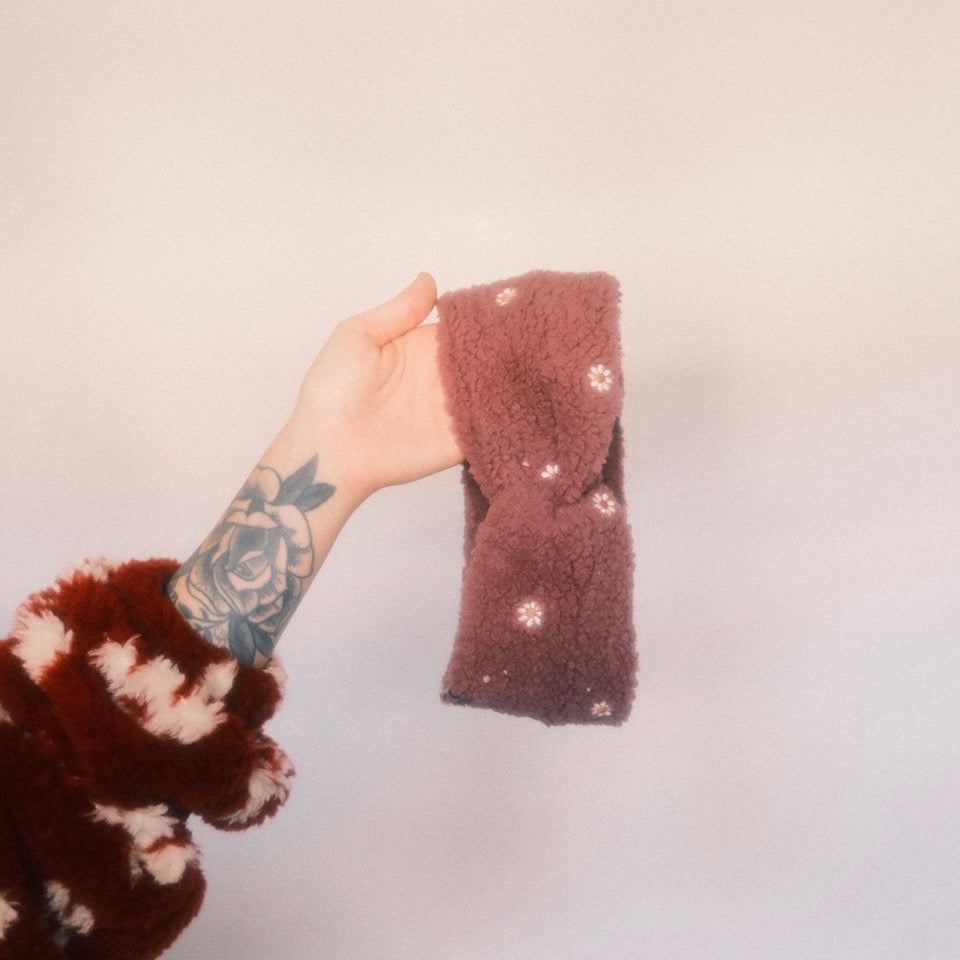 Basic Haarband - Teddy Flower Berry