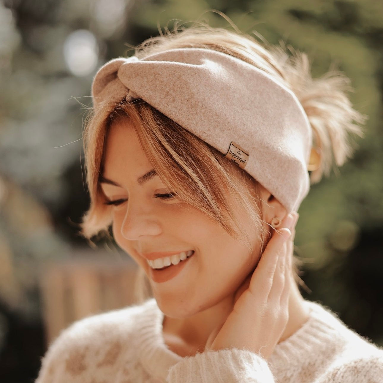 Basic Haarband - Beige