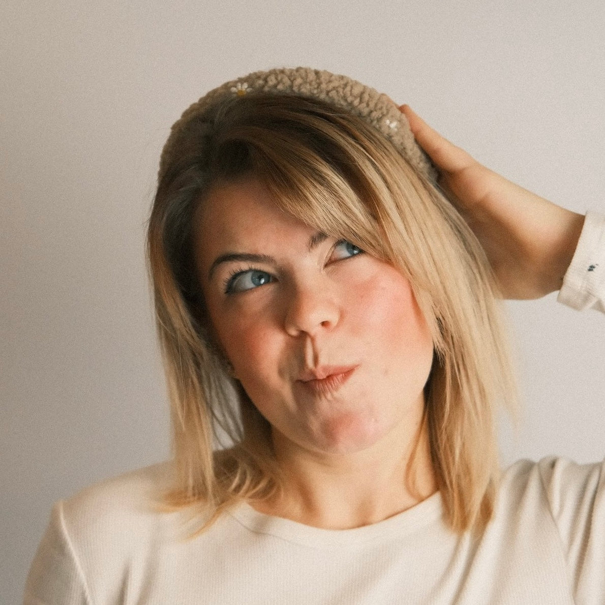 Lina - Teddy Flower Beige