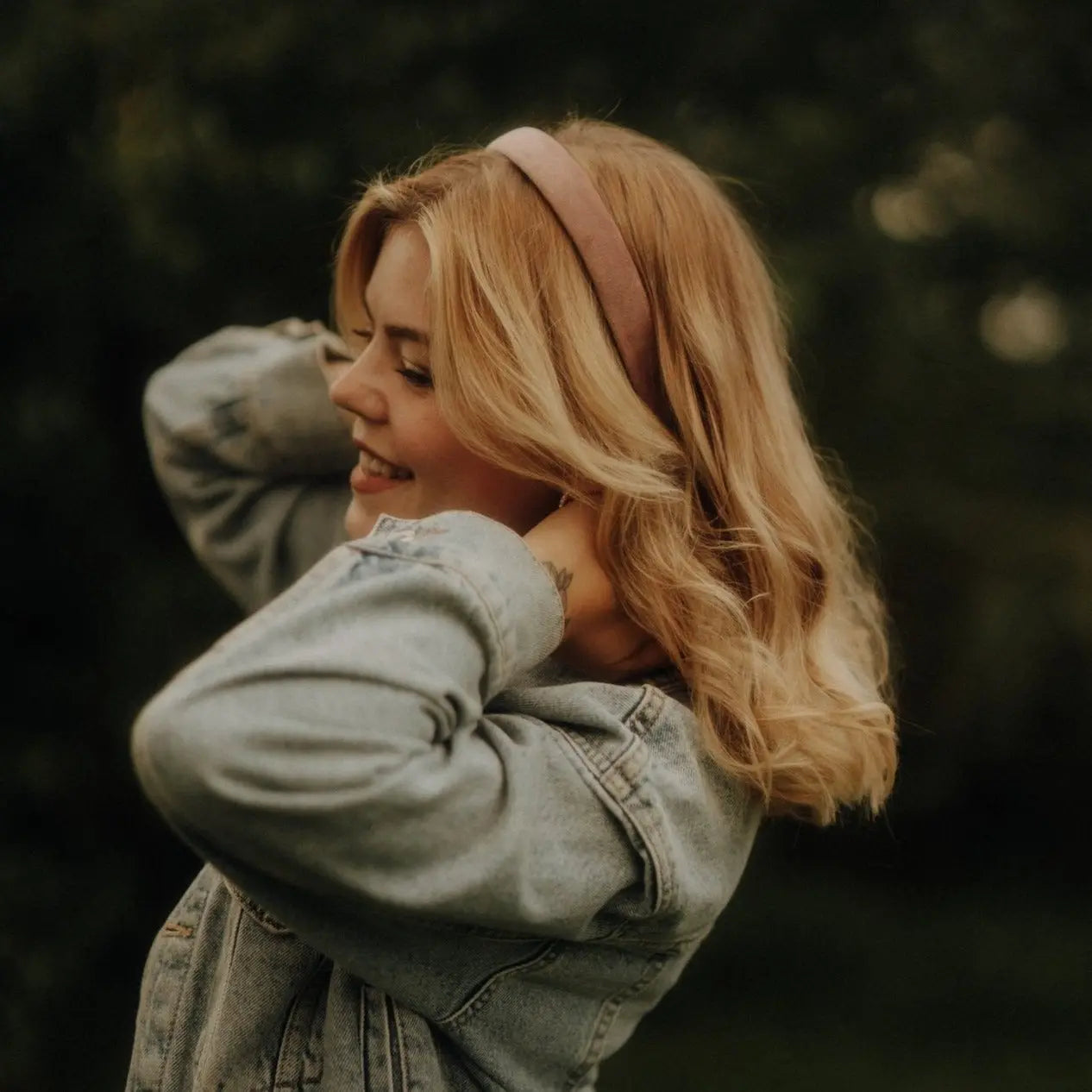 Anna samt rosa Haarreif