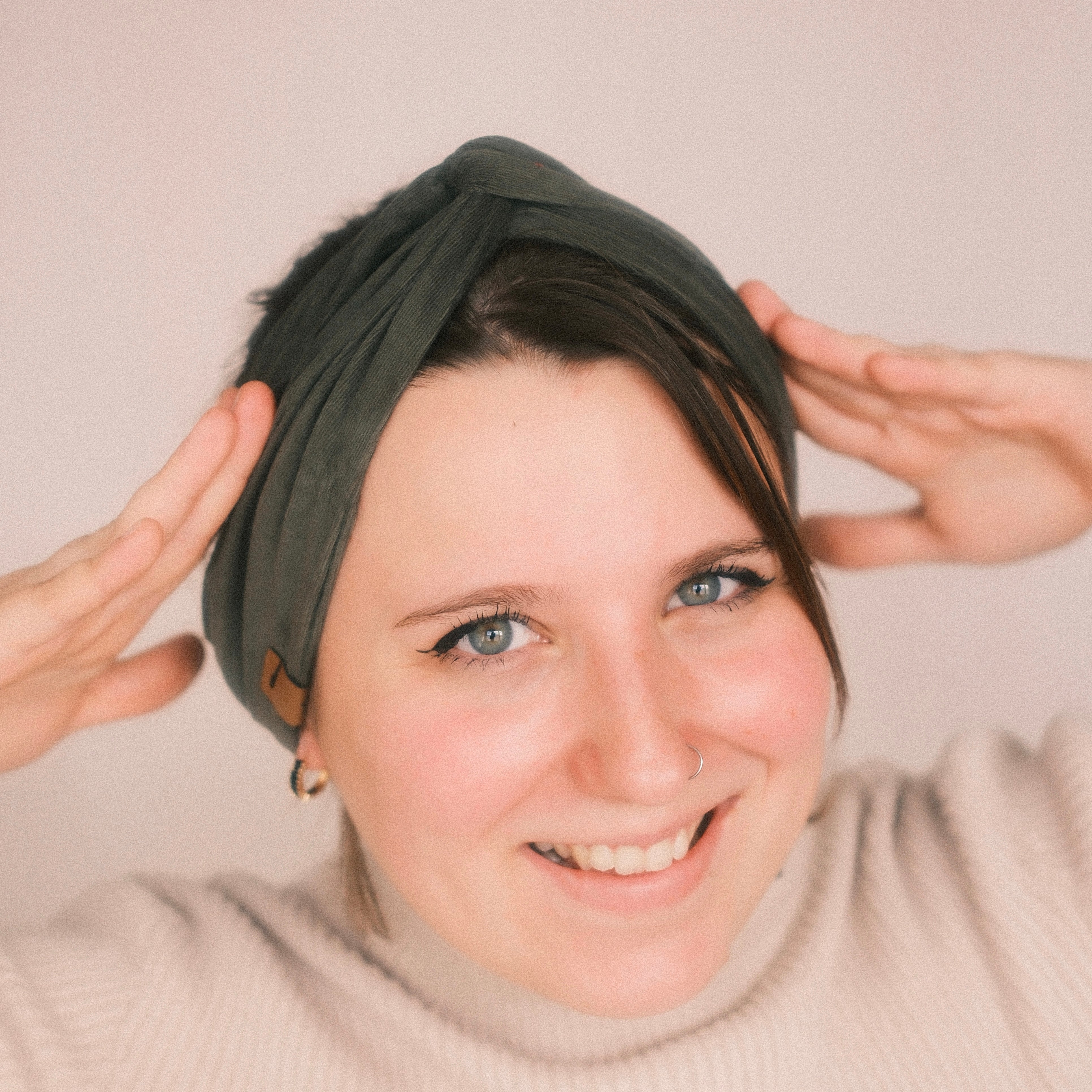 Drahthaarband - Feincord Khaki