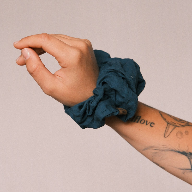 3er Big Scrunchie Set - Berry Bloom