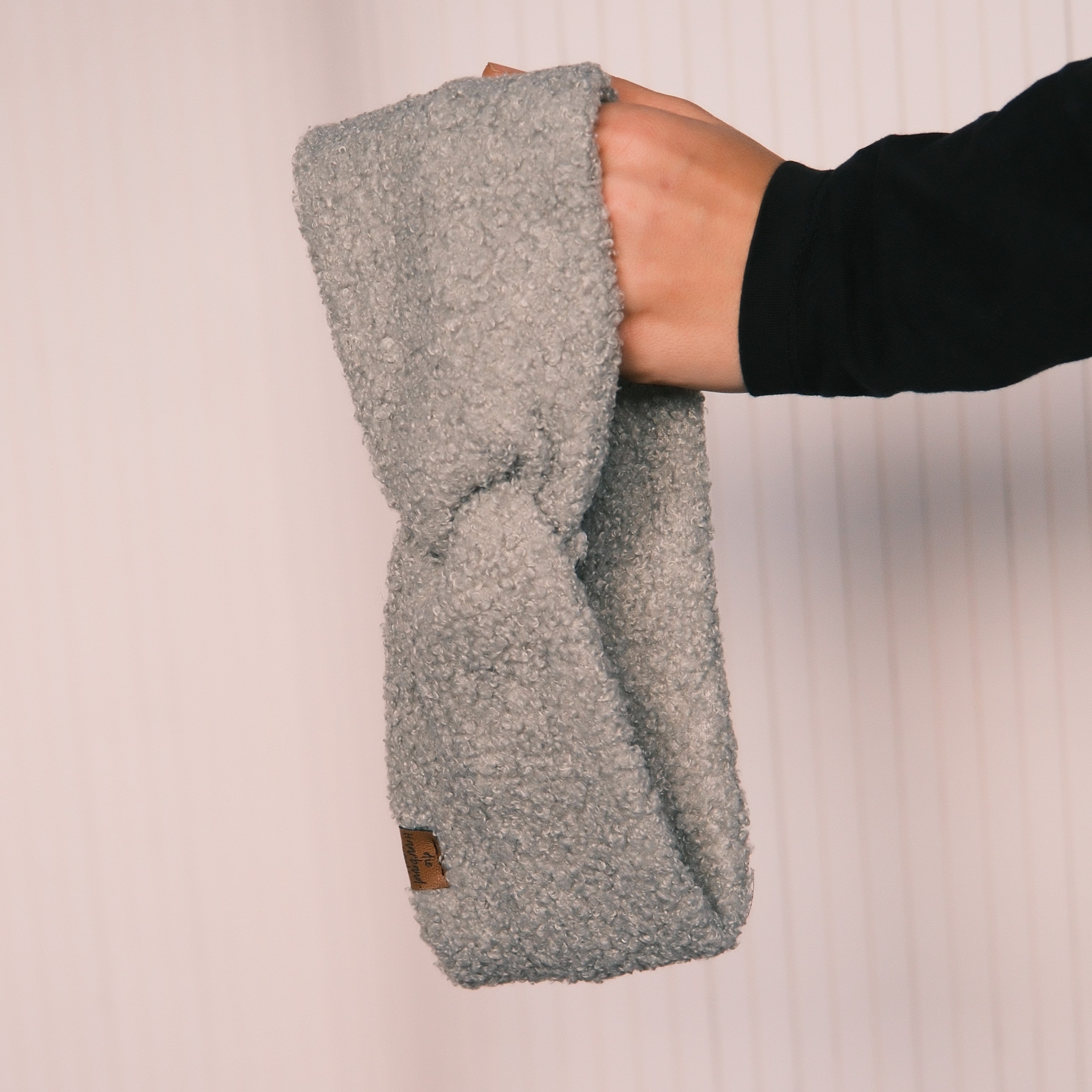 Basic Haarband - Teddy Frozen Mint