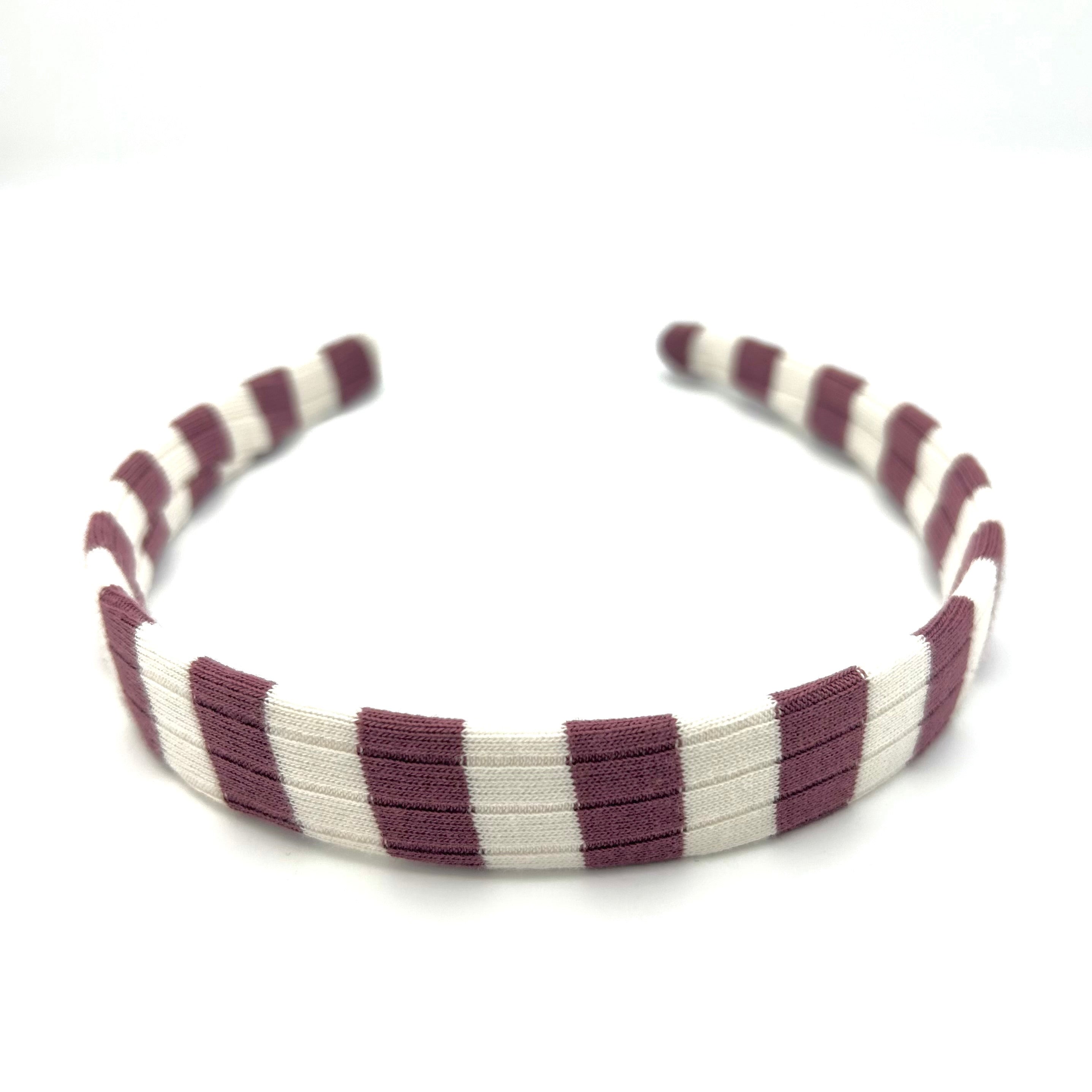 Anna - gestreift Altrosa