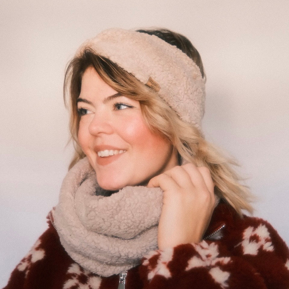 Basic Haarband - Teddy Sand