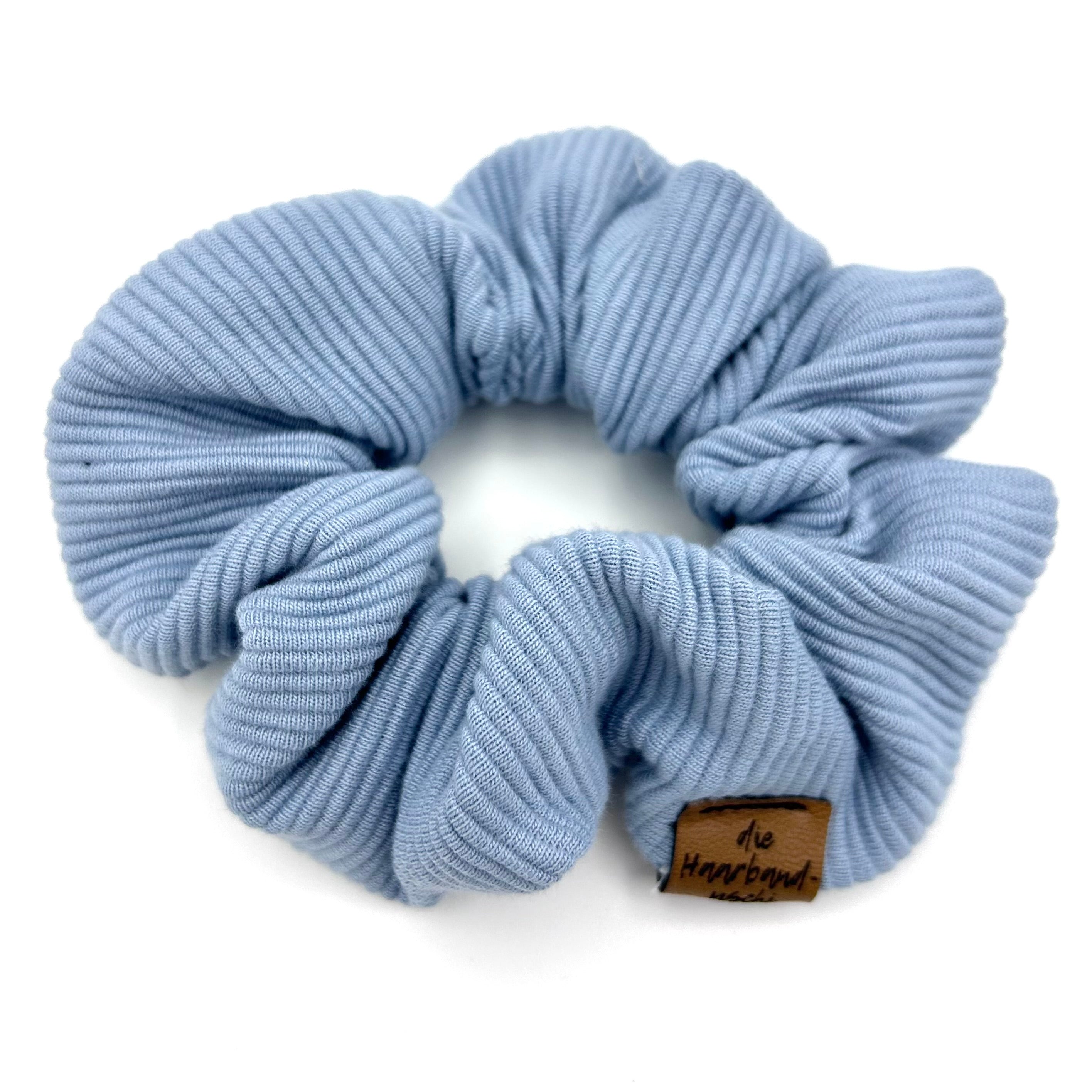 Scrunchie - Soft Rip Blaugrau