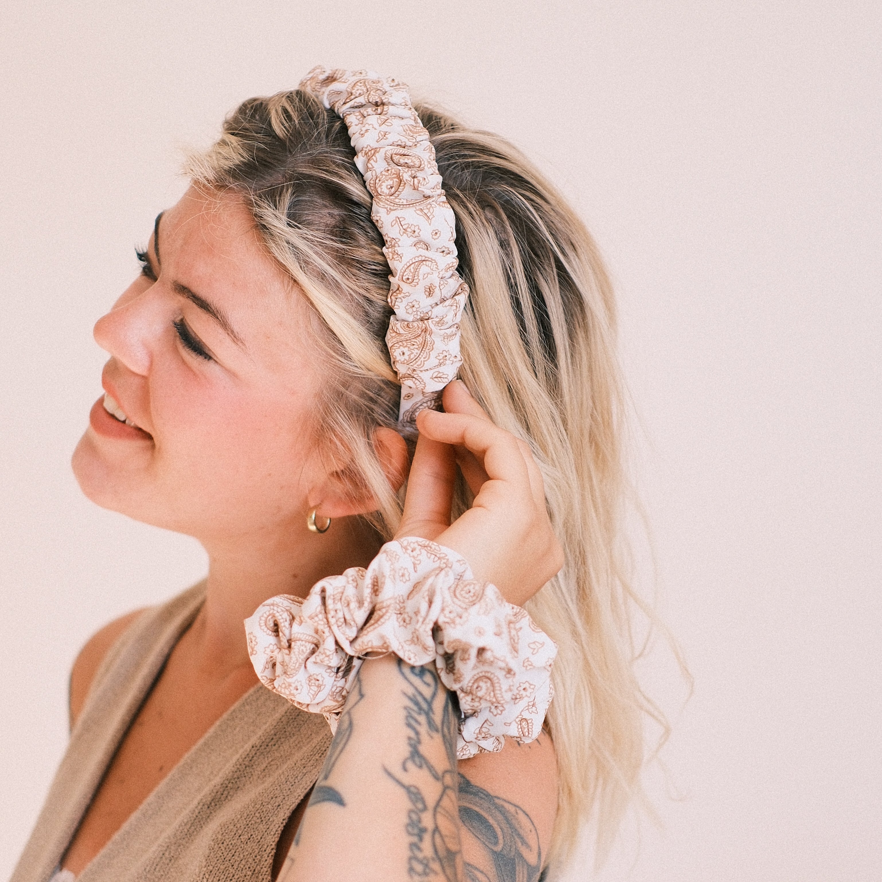 Ronja - Vintage Paisley Weiß