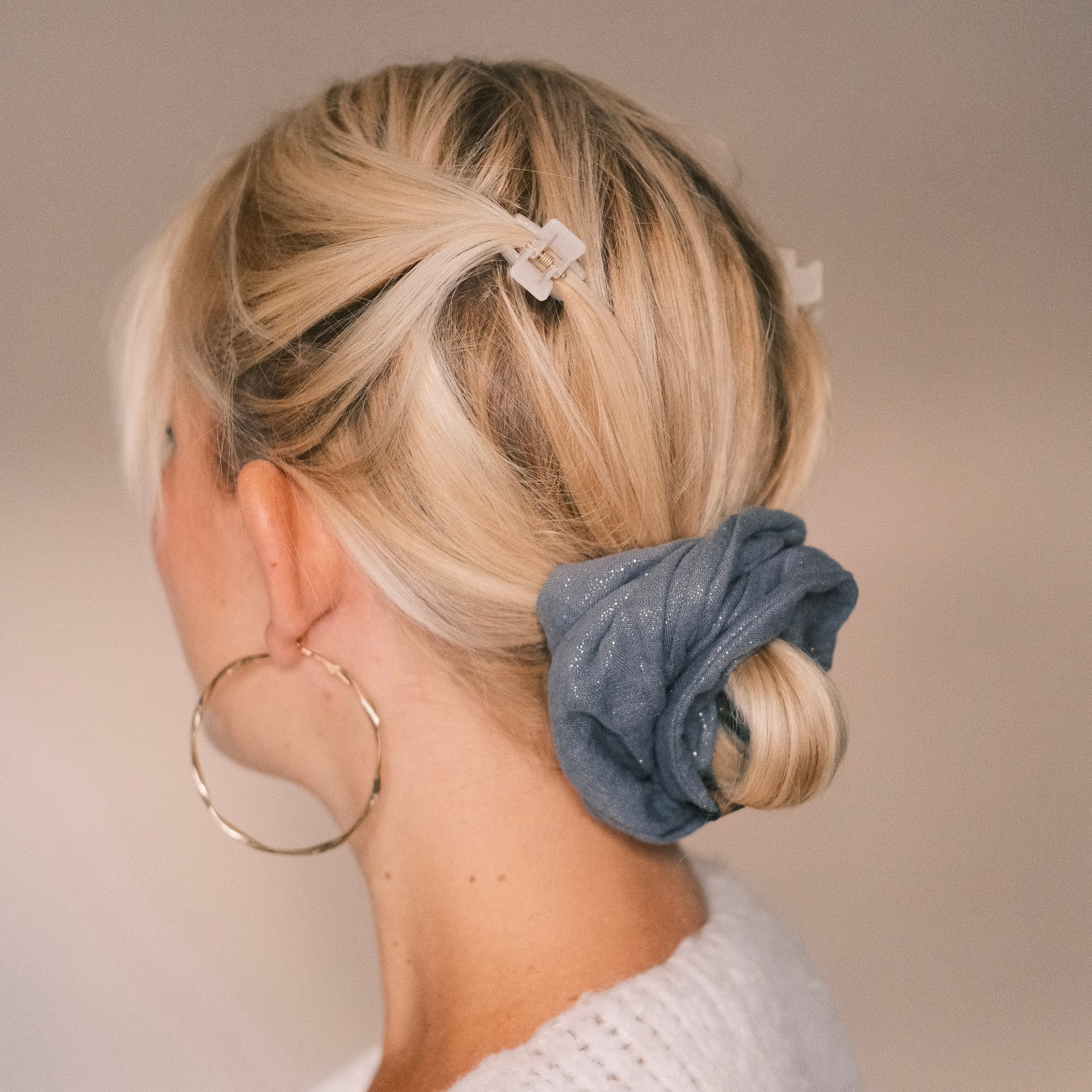 Dutti - Glitzer Blaugrau