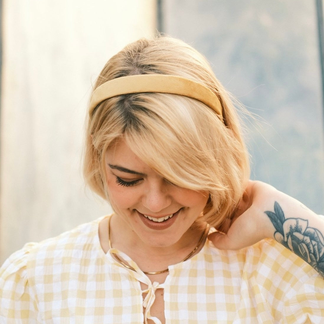 Anna - sonnengelb Samt