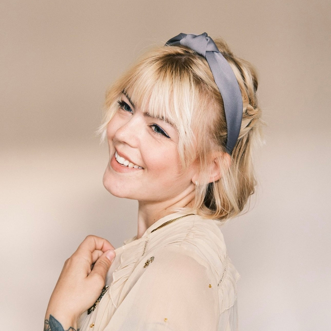 Rosalie - Grau Satin