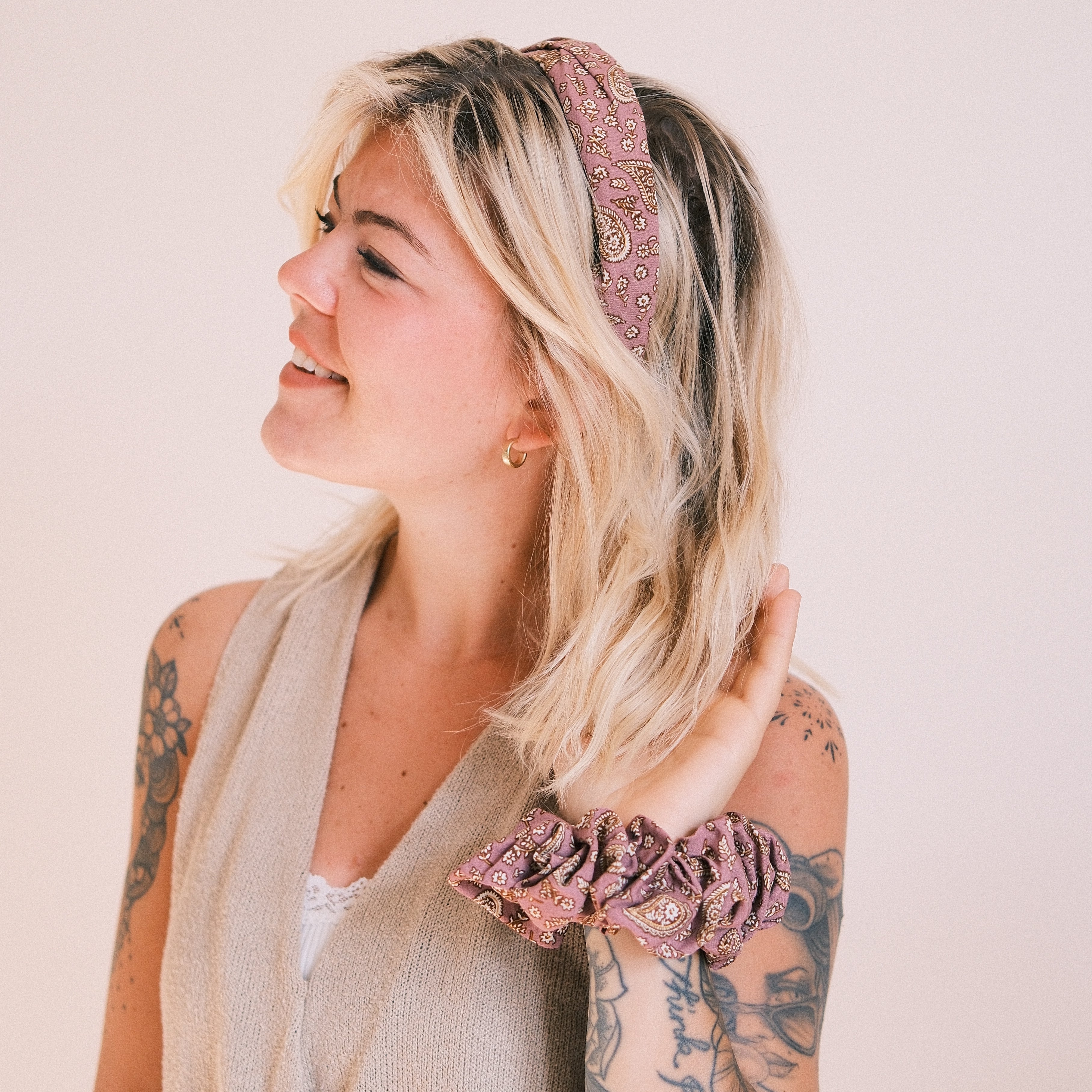 Fritzi - Vintage Paisley Mauve