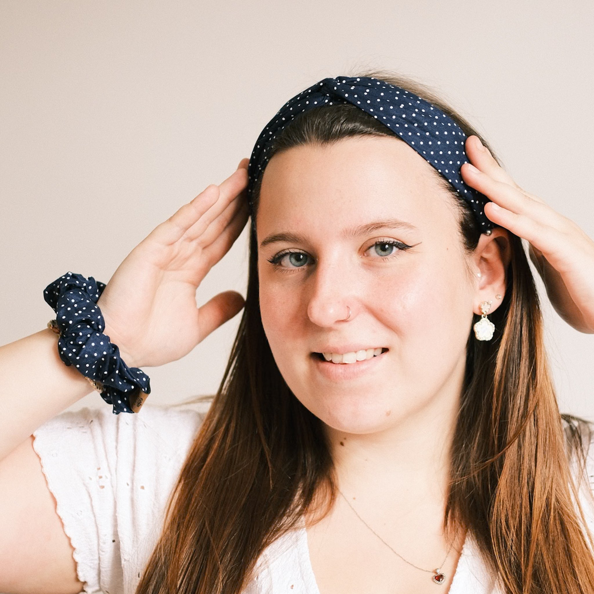 Viky - Polka Dots Mini Blau