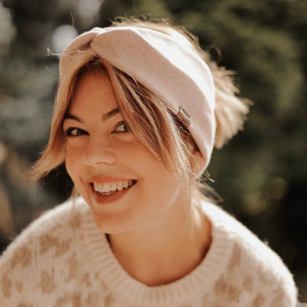 Basic Haarband - Hellrosa