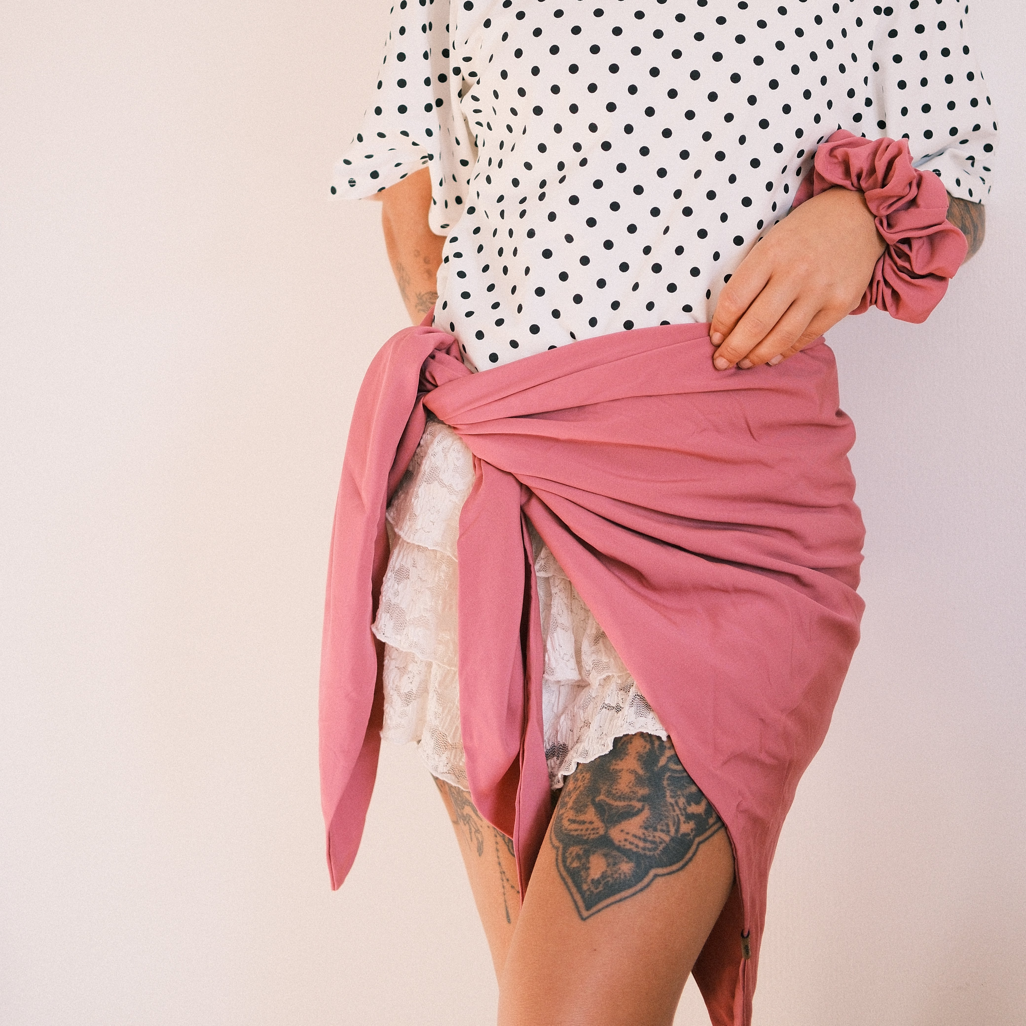 XXL Dreieckstuch - soft touch Fuchsia