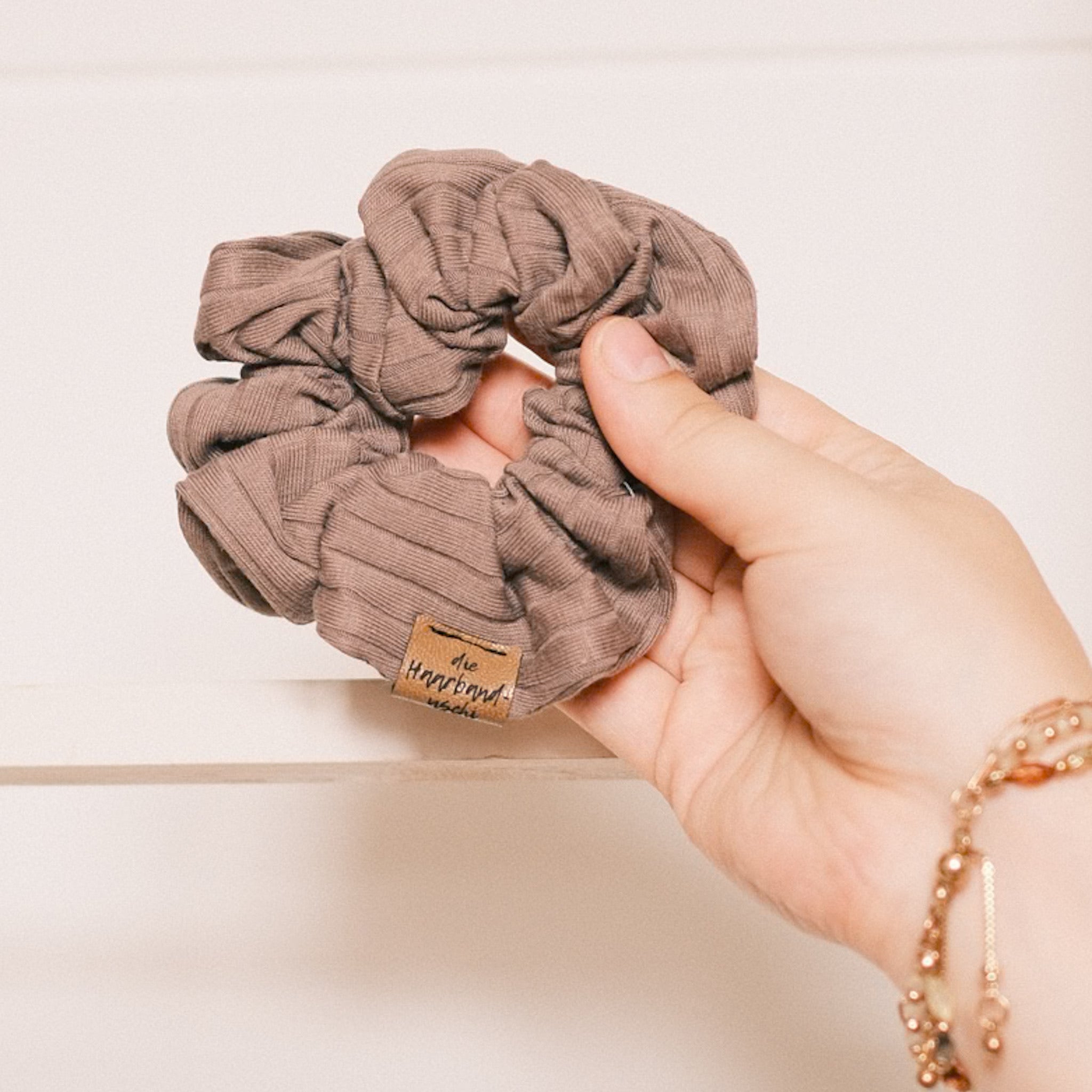 Scrunchie - Sporty Rib Taupe