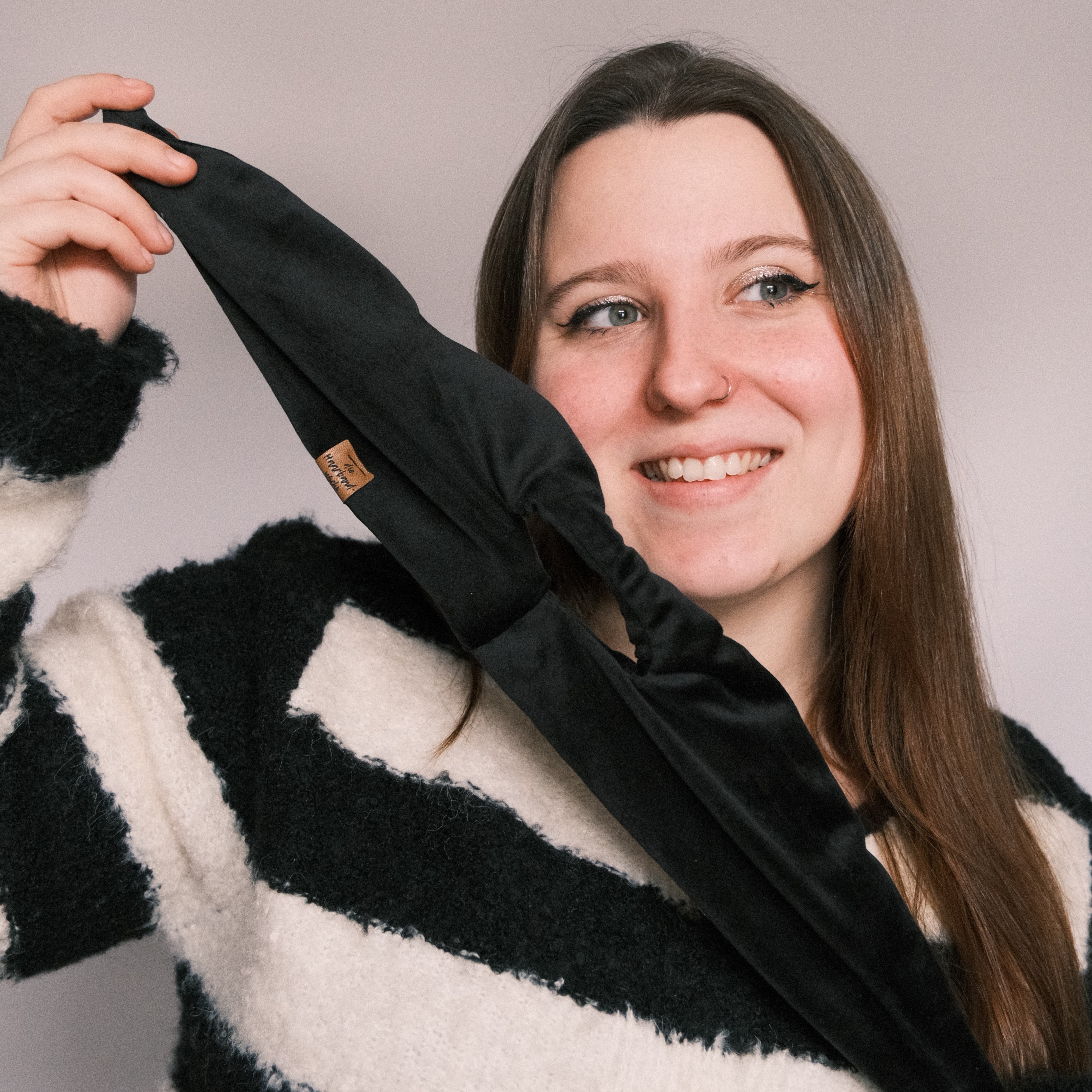 Dutti - Samt Schwarz Onyx