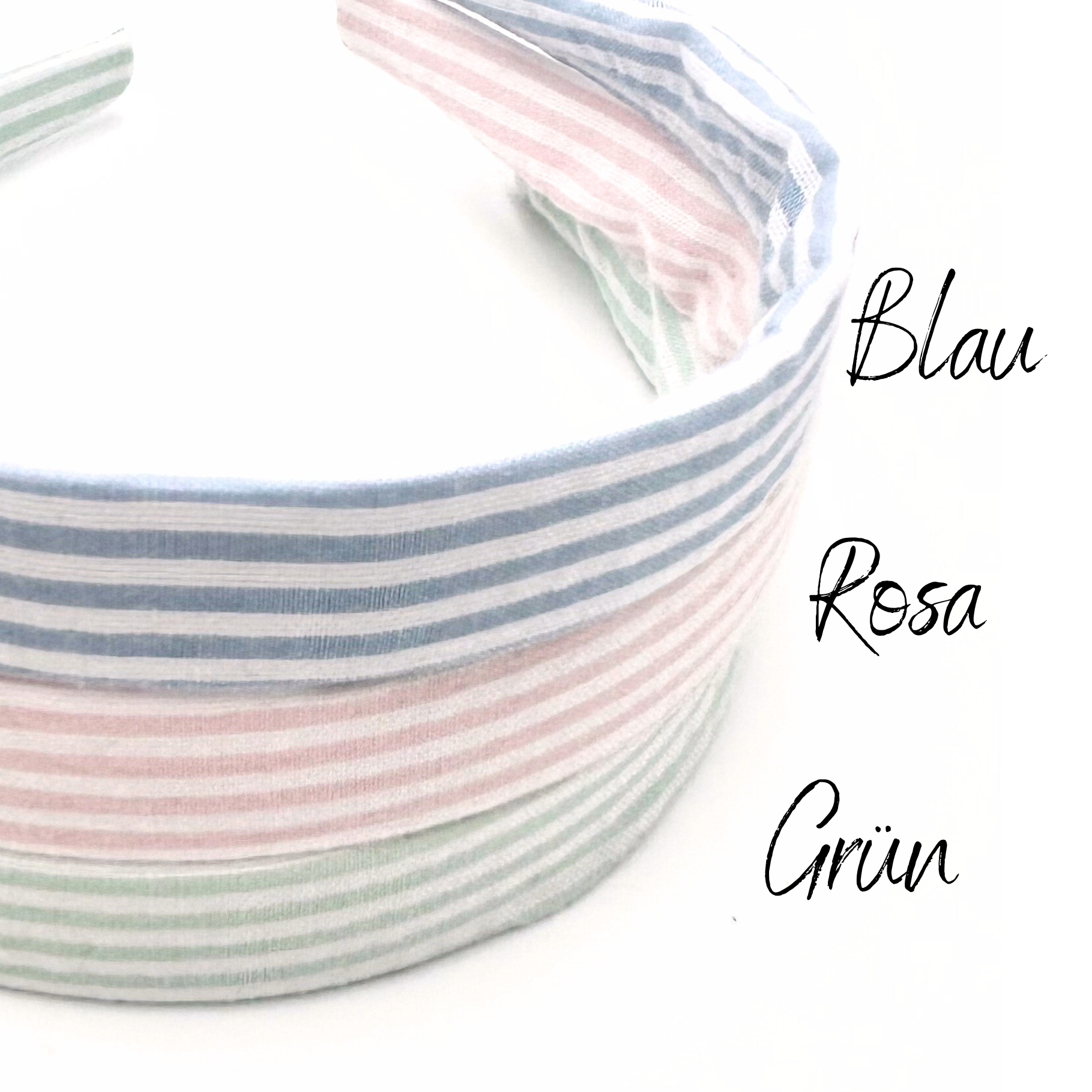 Anna - gestreift Grün