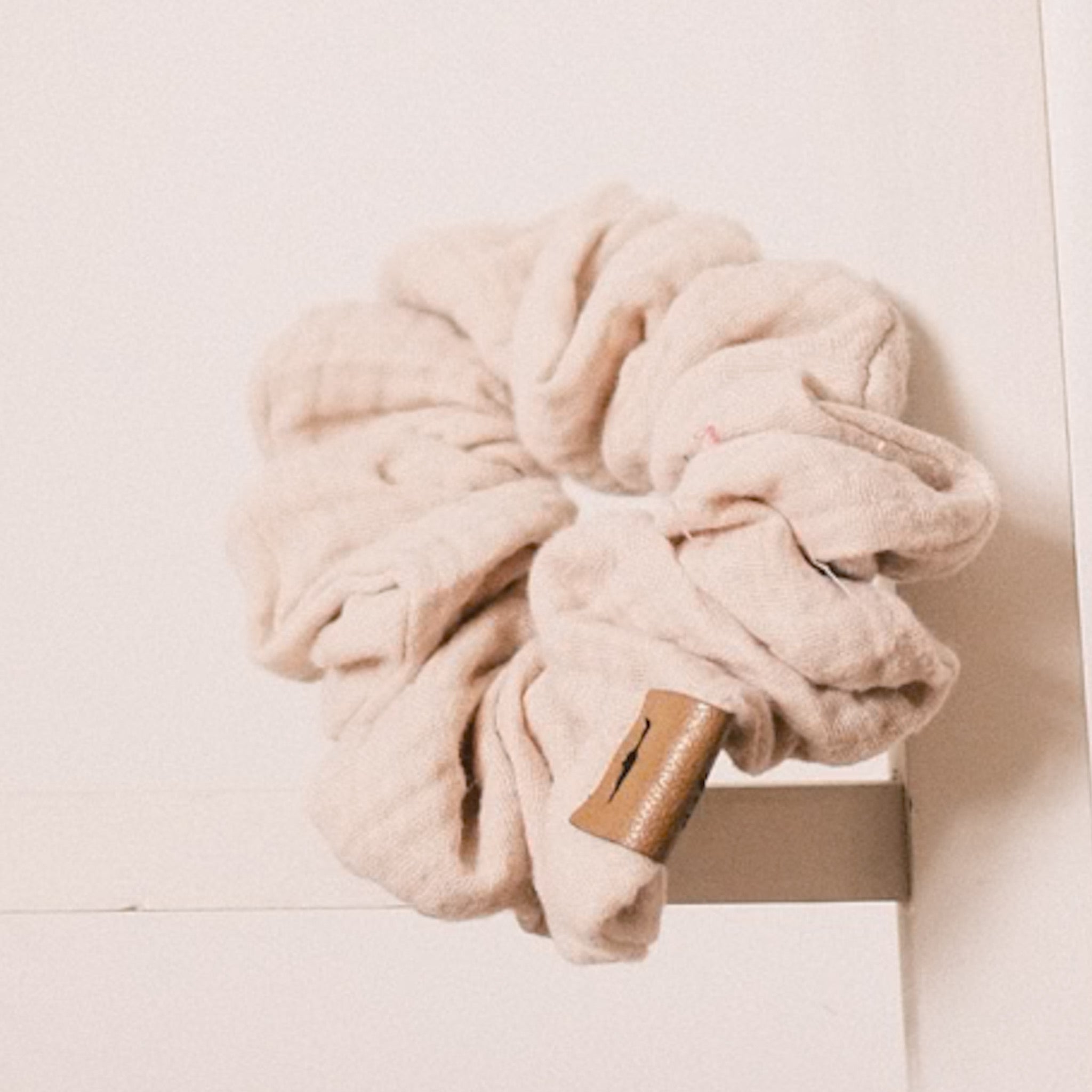 Scrunchie - Musselin Beige