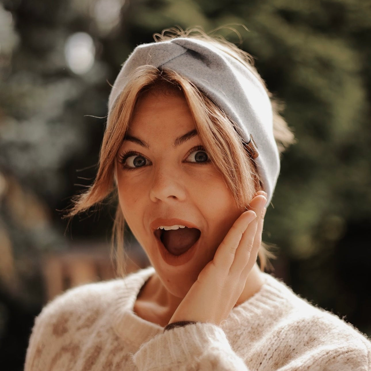 Basic Haarband - Hellblau