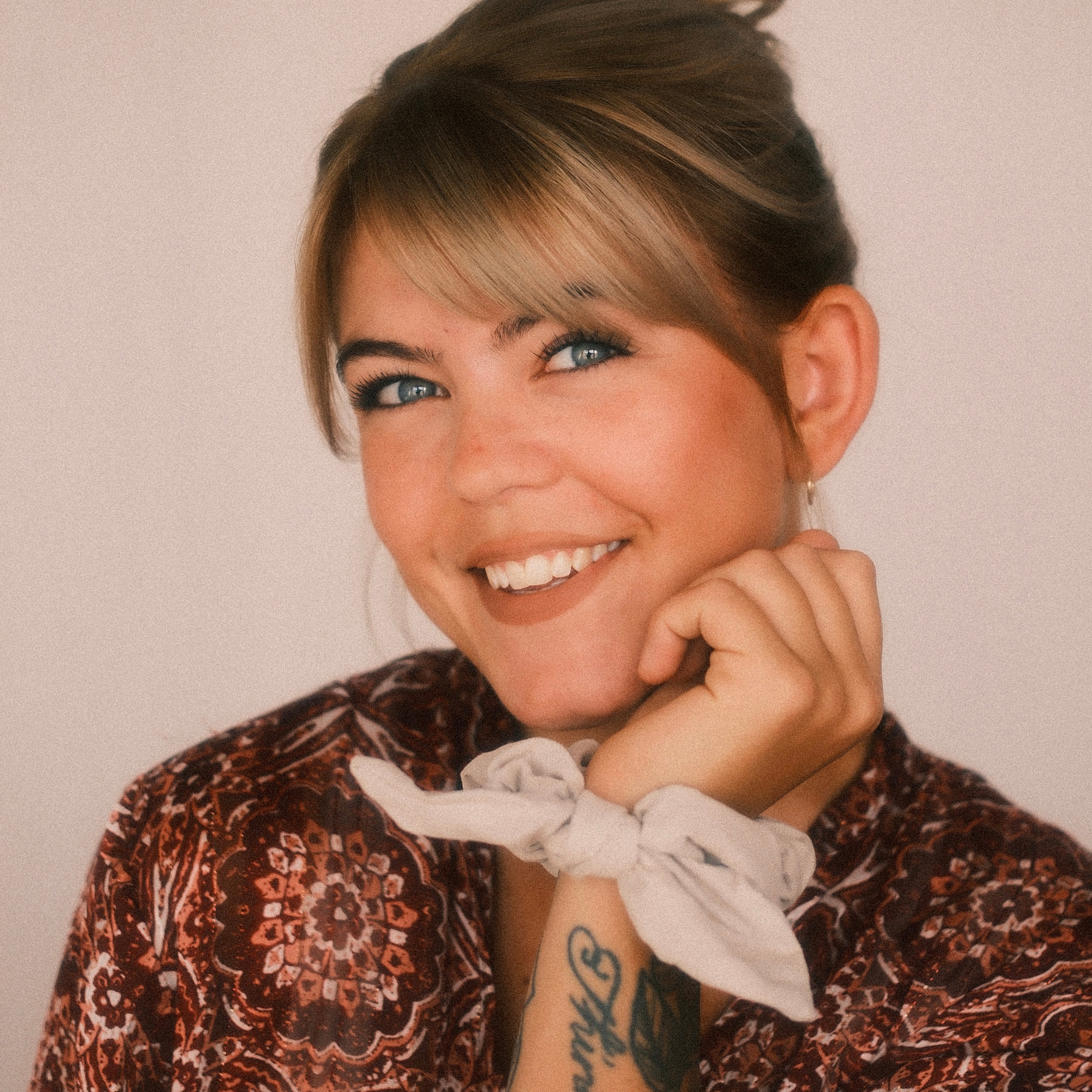 Scrunchie - Feincord Beige