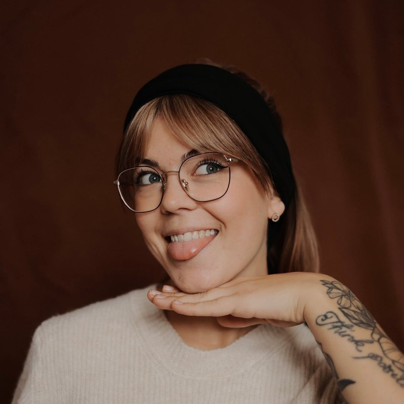 Drahthaarband breit - Schwarz