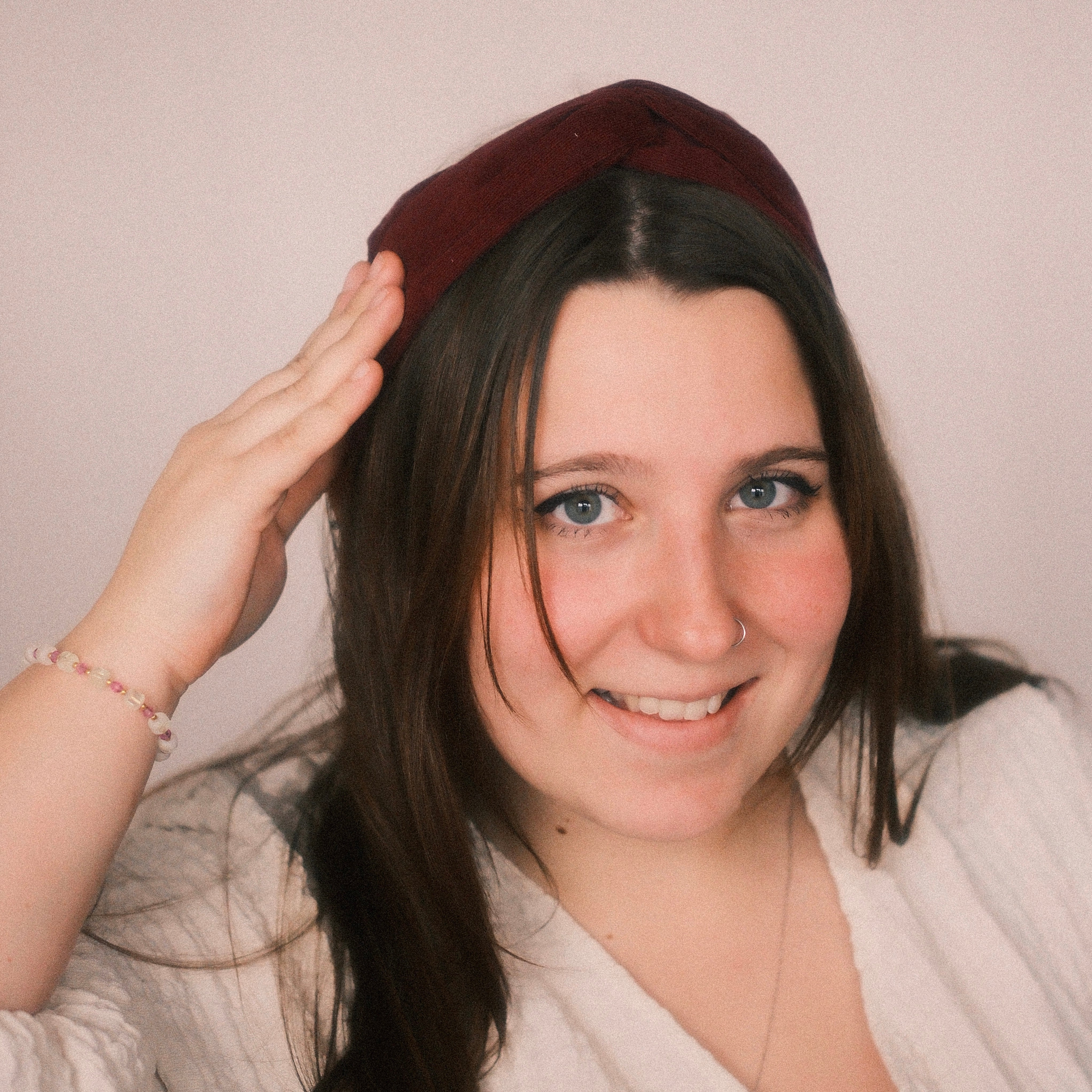 Viky Haarreif - Feincord Dunkelrot