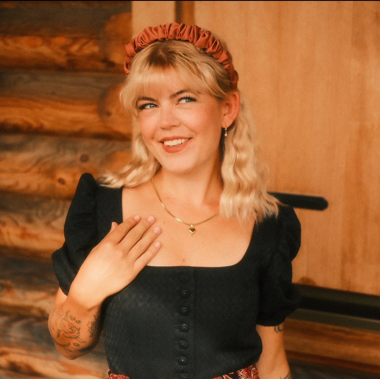 Ronja - Satin Kupferpfirsich