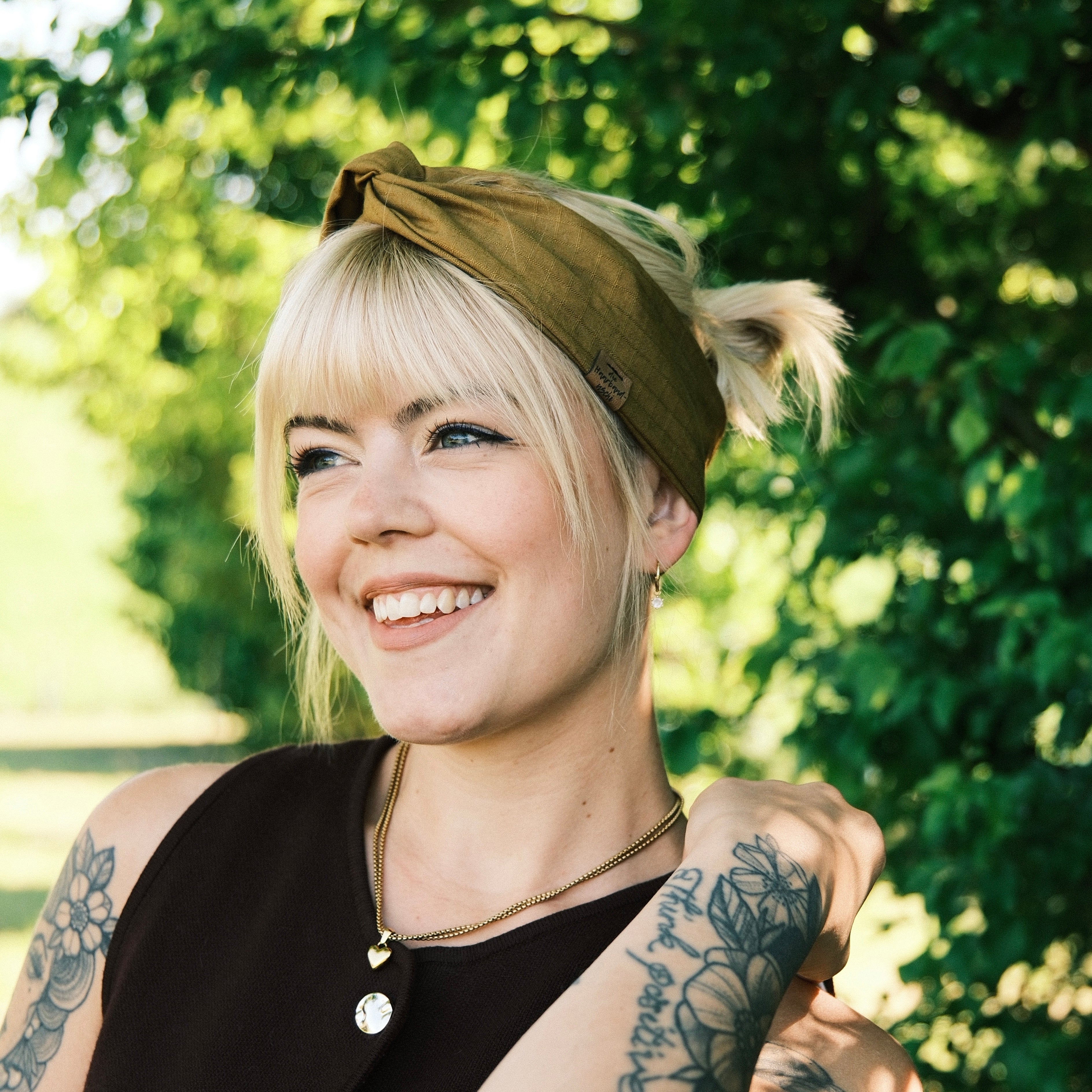 Drahthaarband Goldbraun